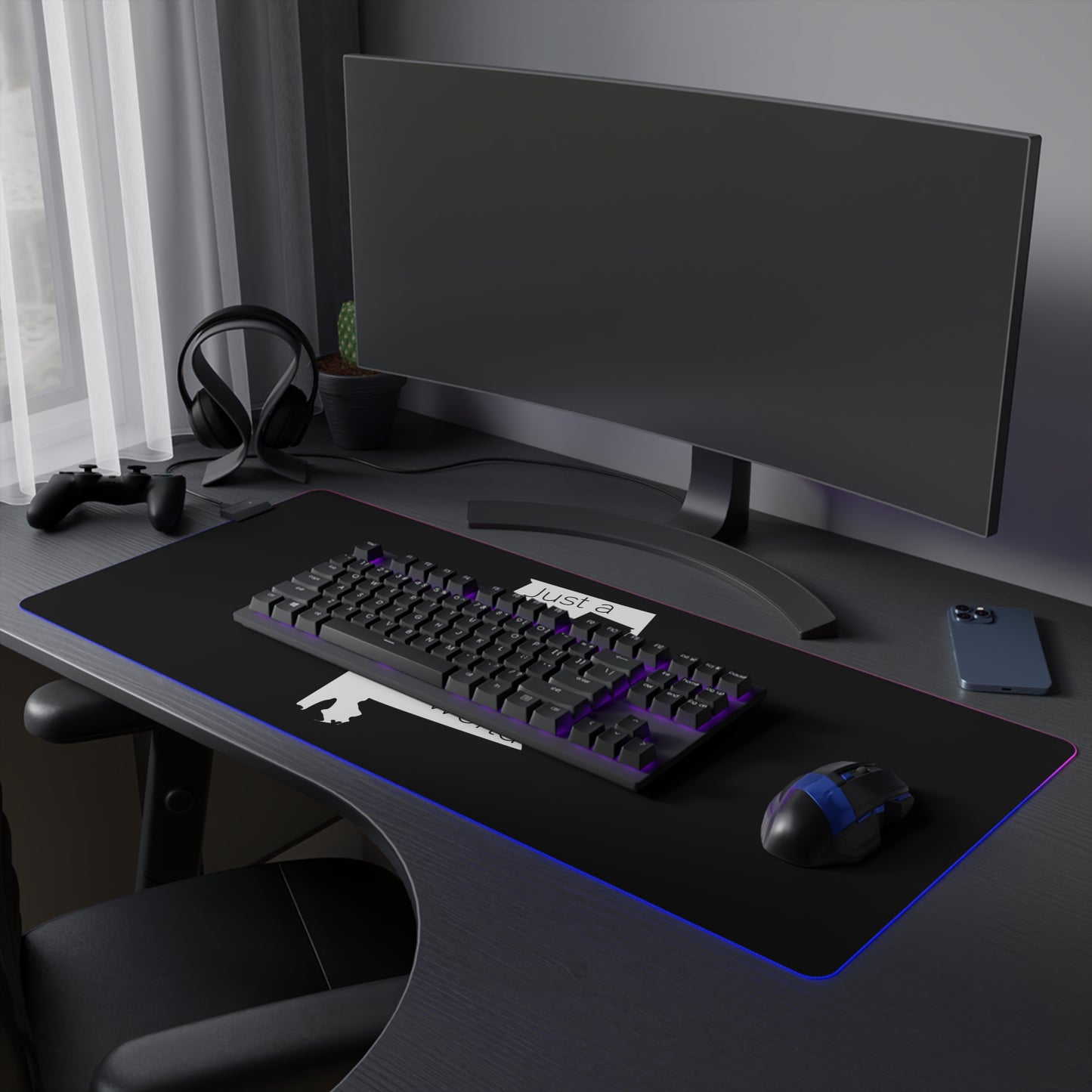 Just a South Dakota Girl in an Alabama World LED Gaming Mouse Pad