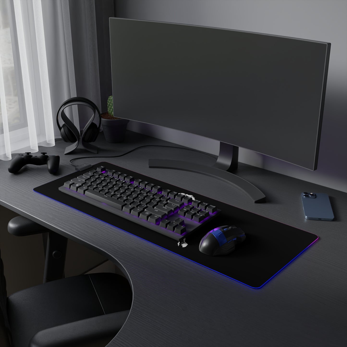 Just a North Dakota Girl in an Alaska World LED Gaming Mouse Pad