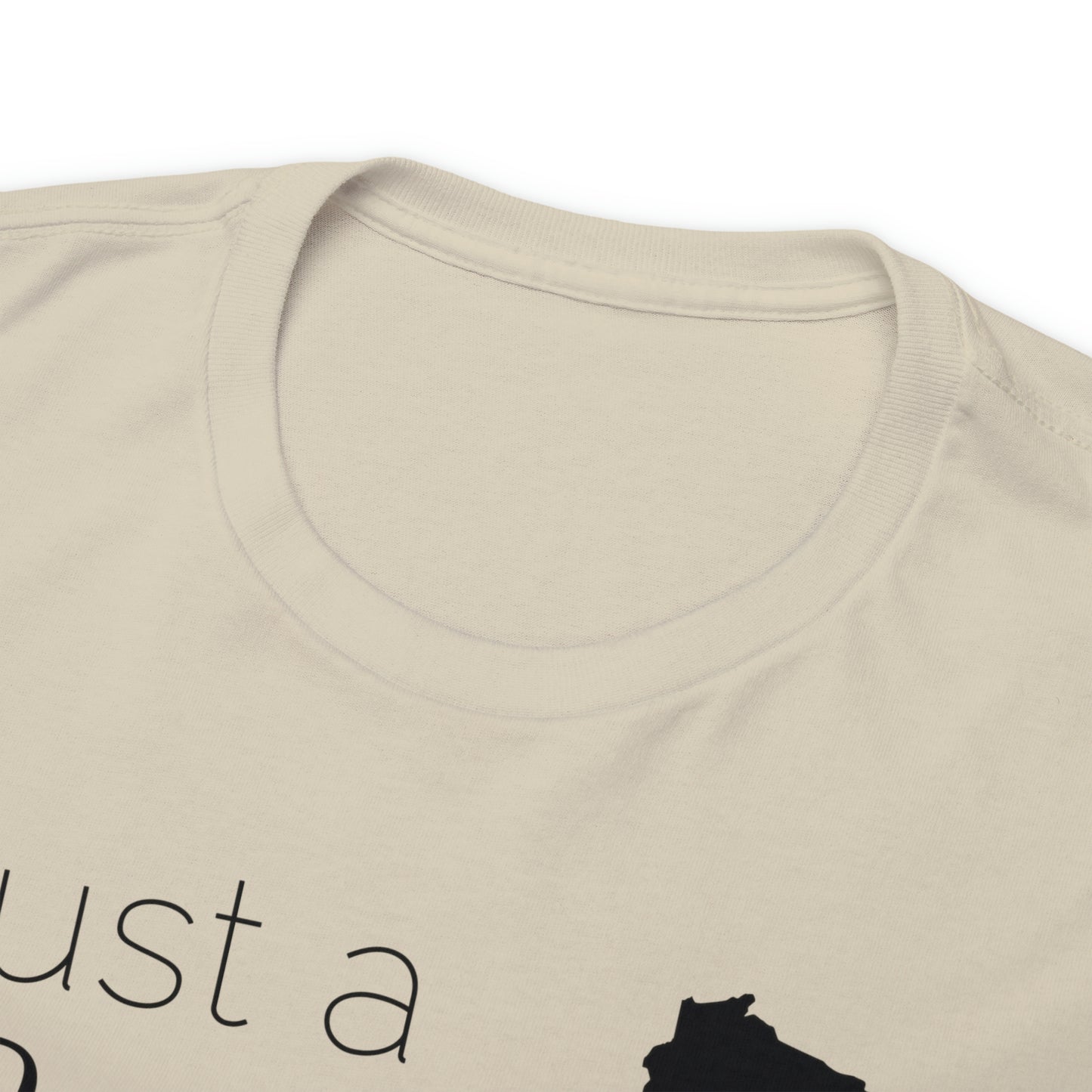 Just a Wisconsin Girl in a California World Unisex Heavy Cotton Tee