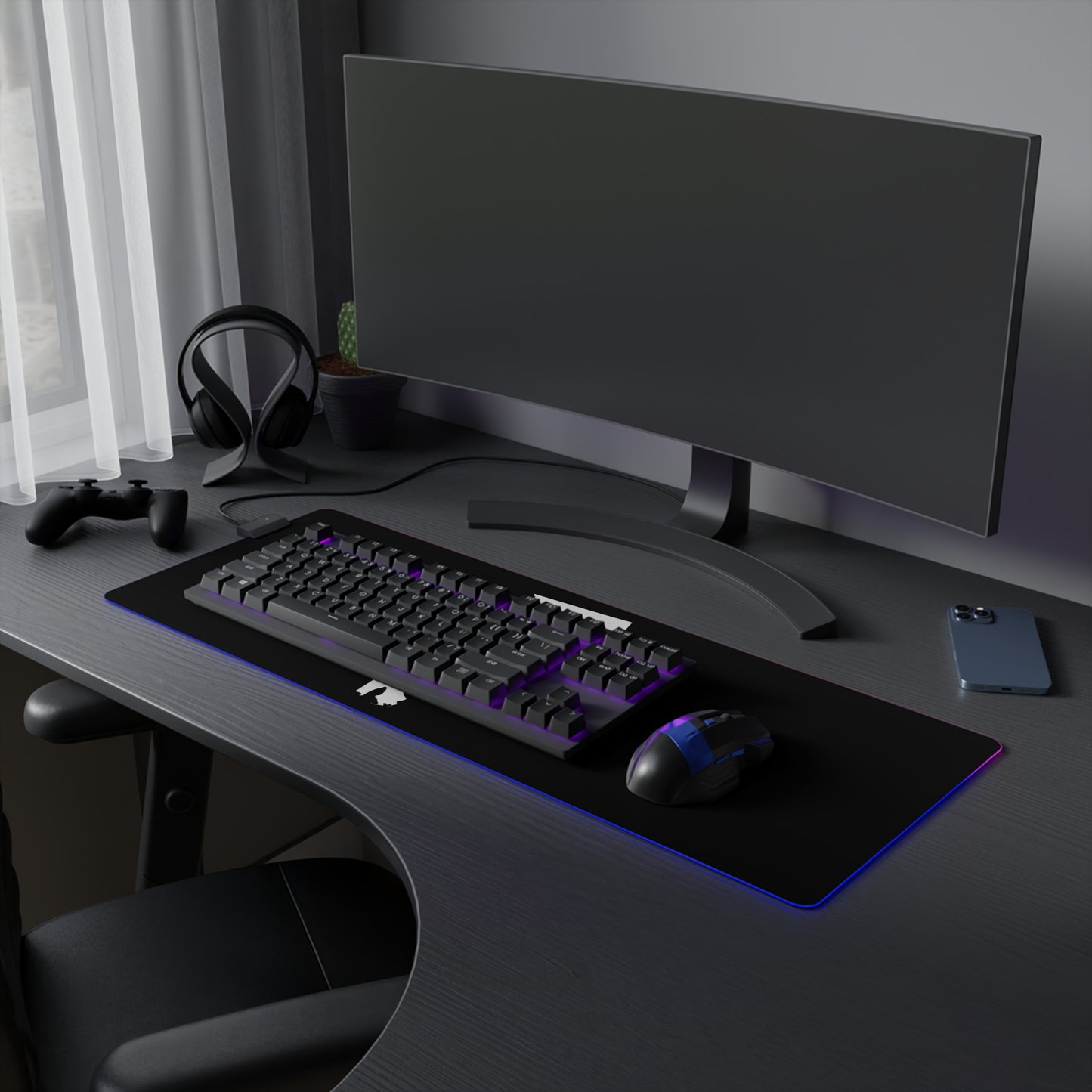 Just a Delaware Girl in an Alabama World LED Gaming Mouse Pad