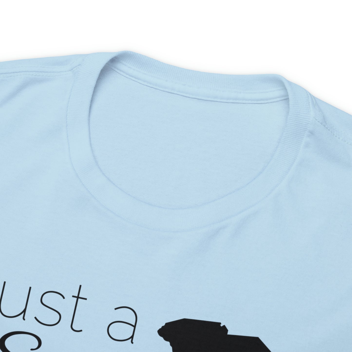 Just a South Carolina Girl in a California World Unisex Heavy Cotton Tee