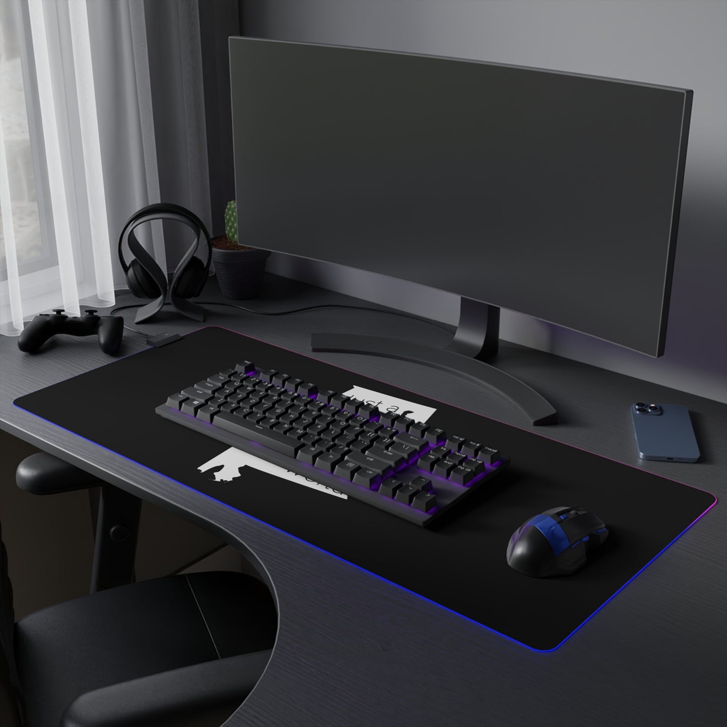 Just a Delaware Girl in an Alabama World LED Gaming Mouse Pad