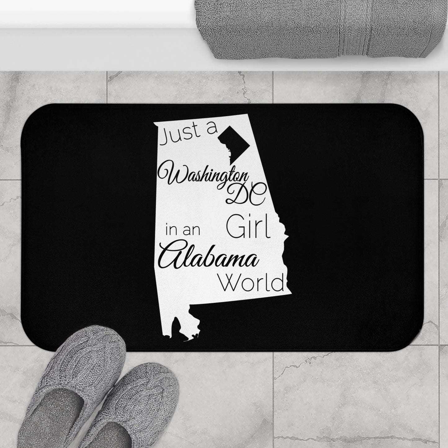 Just a Washington DC Girl in an Alabama World Bath Mat