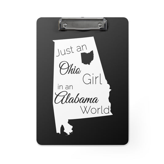Just an Ohio Girl in an Alabama World Clipboard