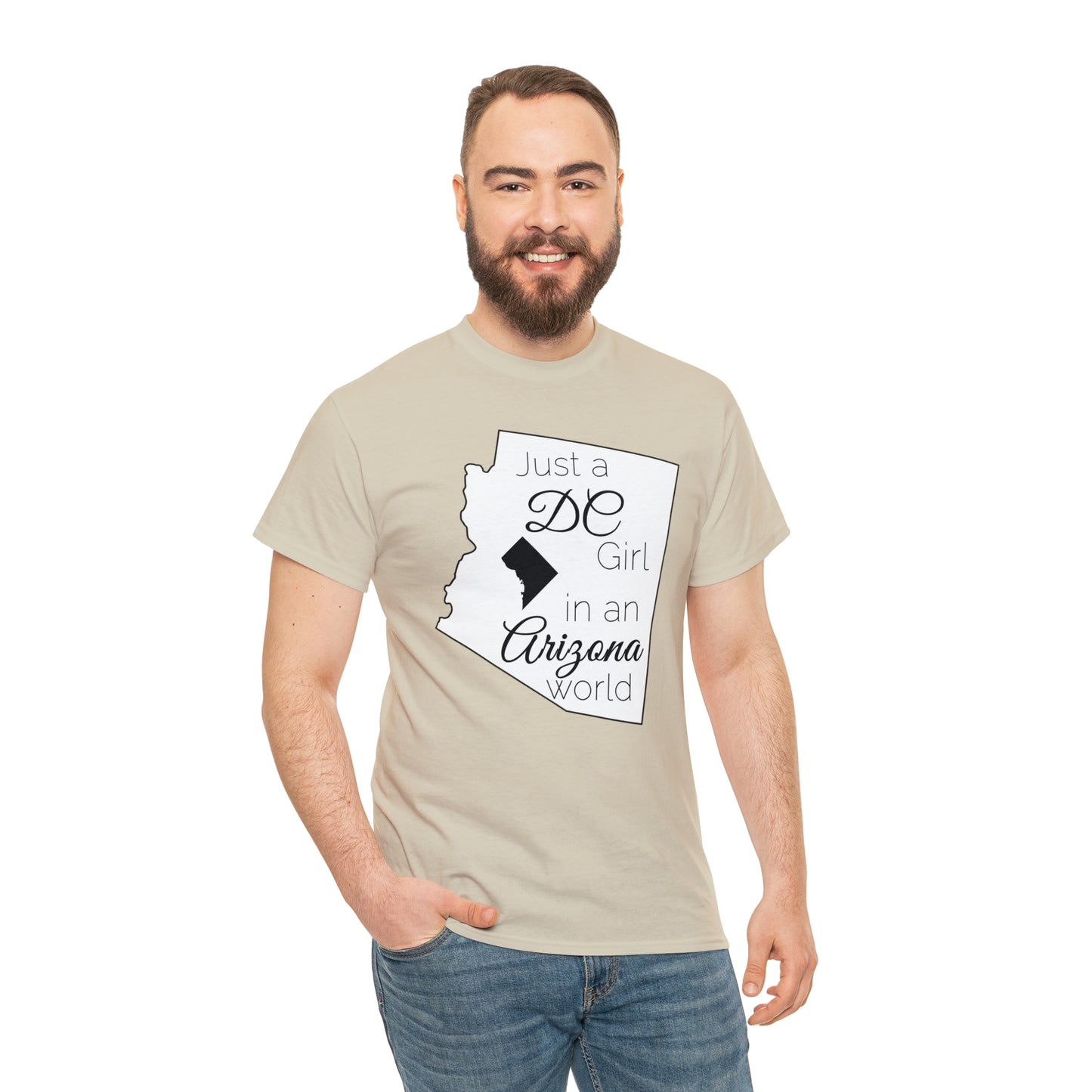 Just a DC Girl in an Arizona World Unisex Heavy Cotton Tee