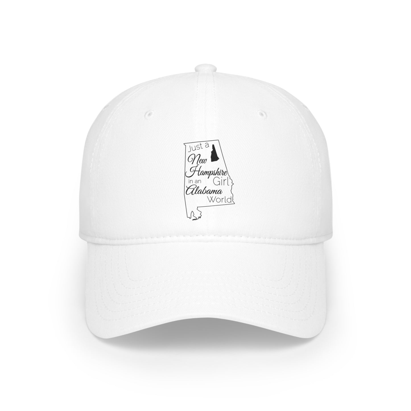 Just a New Hampshire Girl in an Alabama World Low Profile Baseball Cap