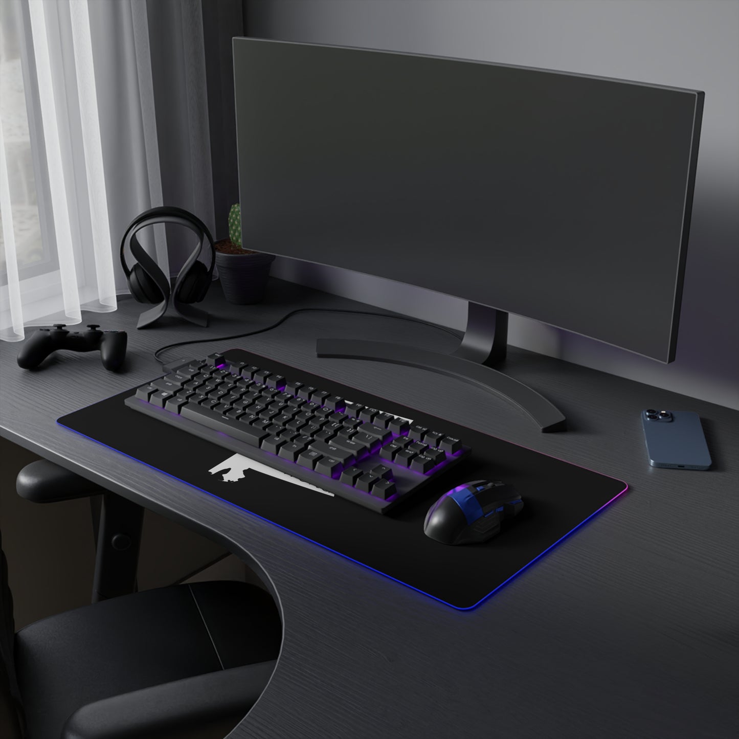 Just a West Virginia Girl in an Alabama World LED Gaming Mouse Pad