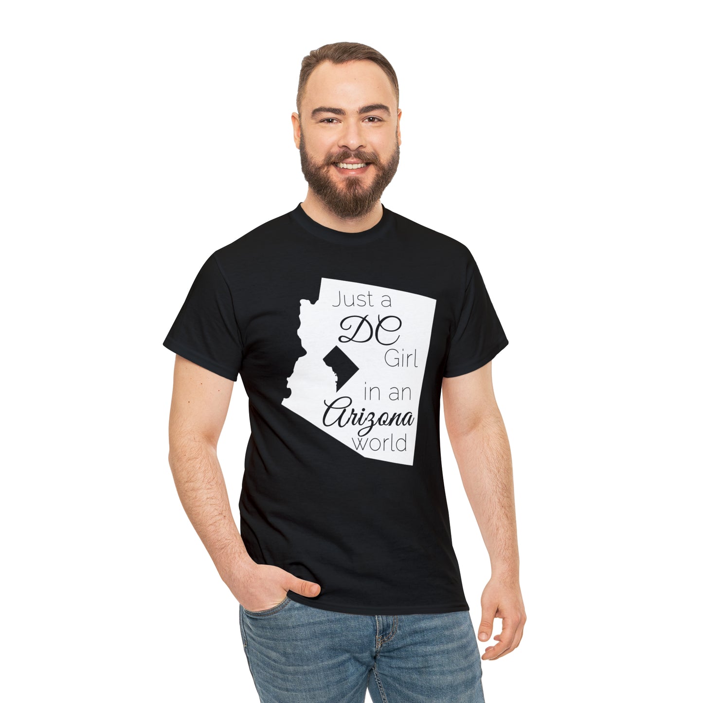 Just a DC Girl in an Arizona World Unisex Heavy Cotton Tee