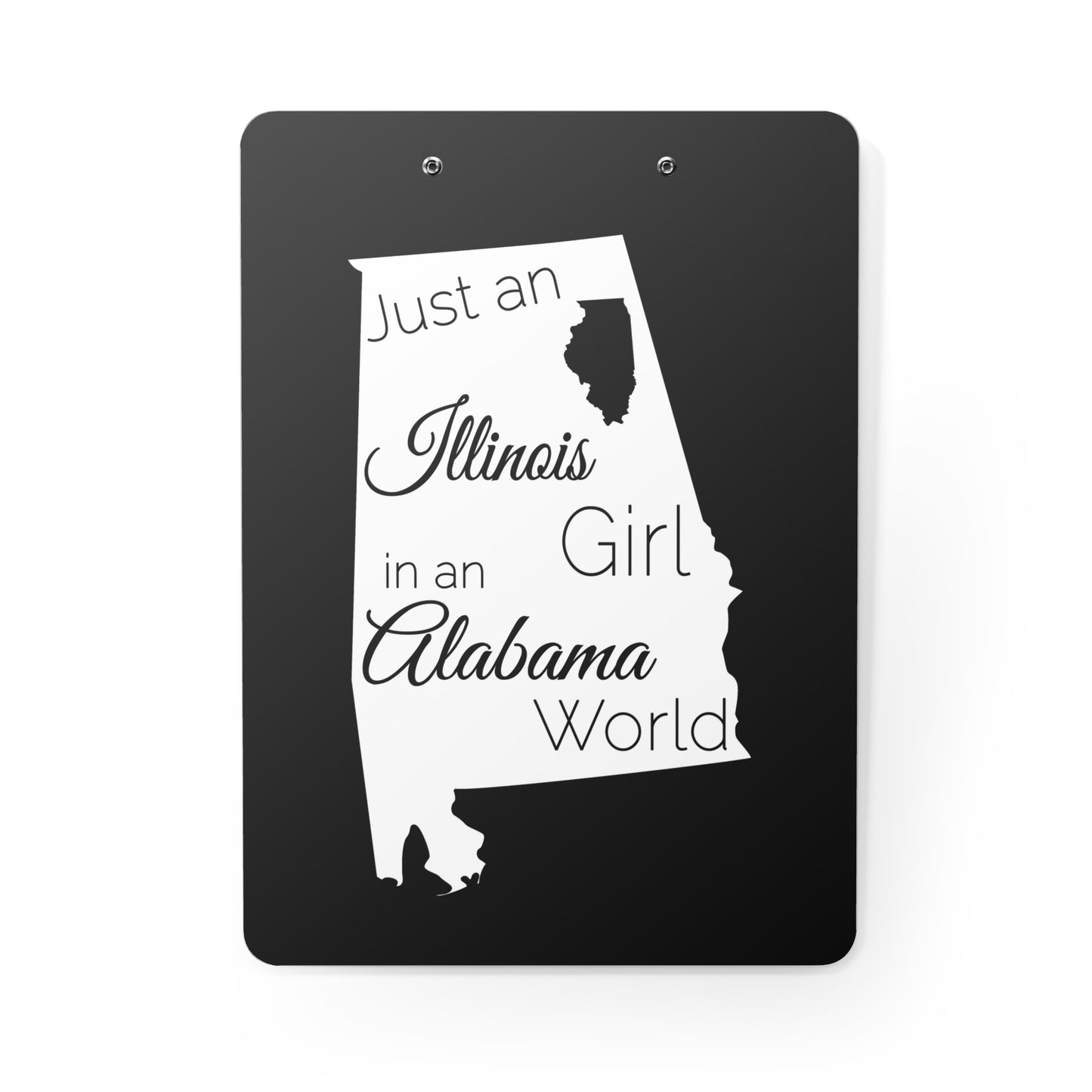 Just an Illinois Girl in an Alabama World Clipboard