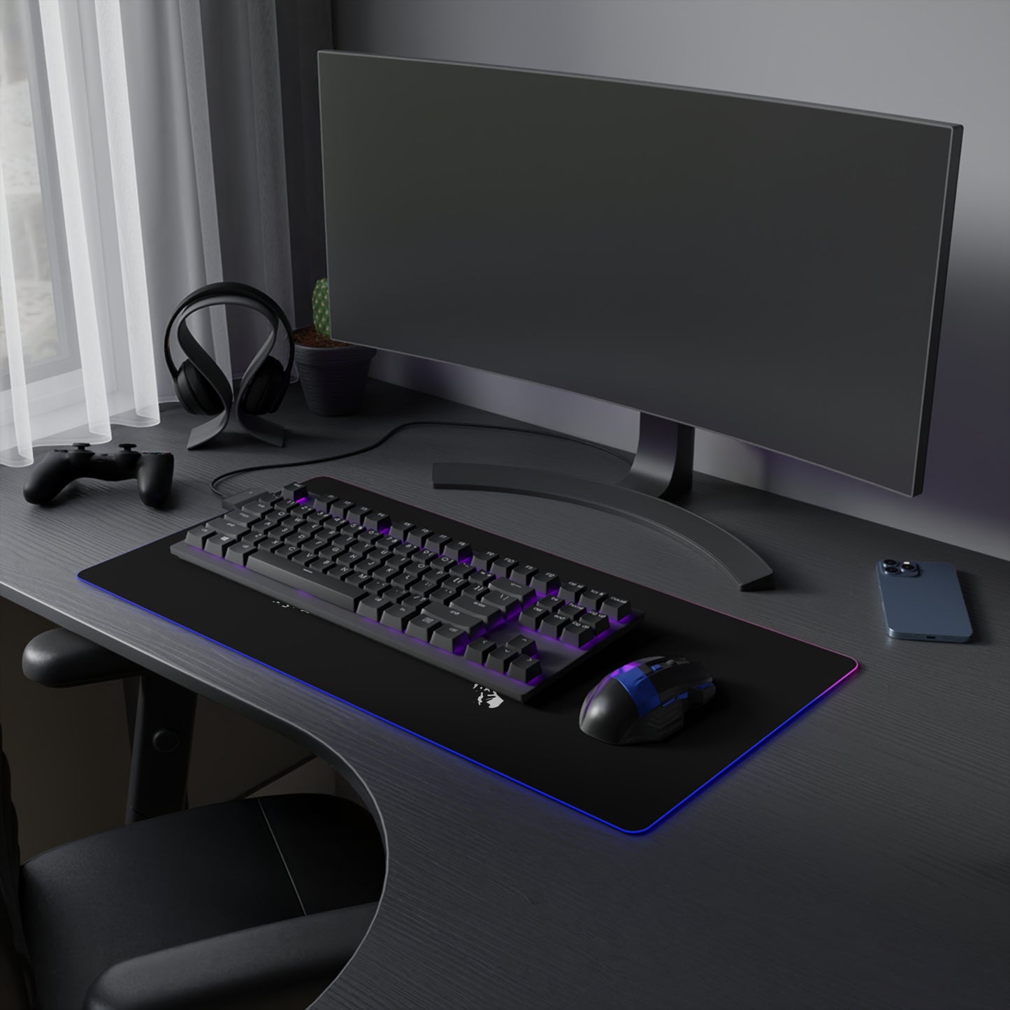 Just an Arizona Girl in an Alaska World LED Gaming Mouse Pad