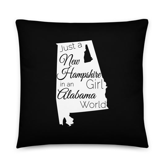 Just a New Hampshire Girl in an Alabama World Basic Pillow