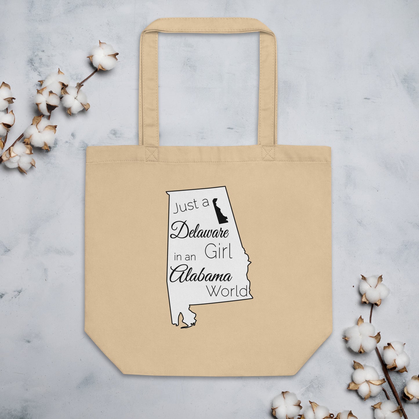 Just a Delaware Girl in an Alabama World Eco Tote Bag