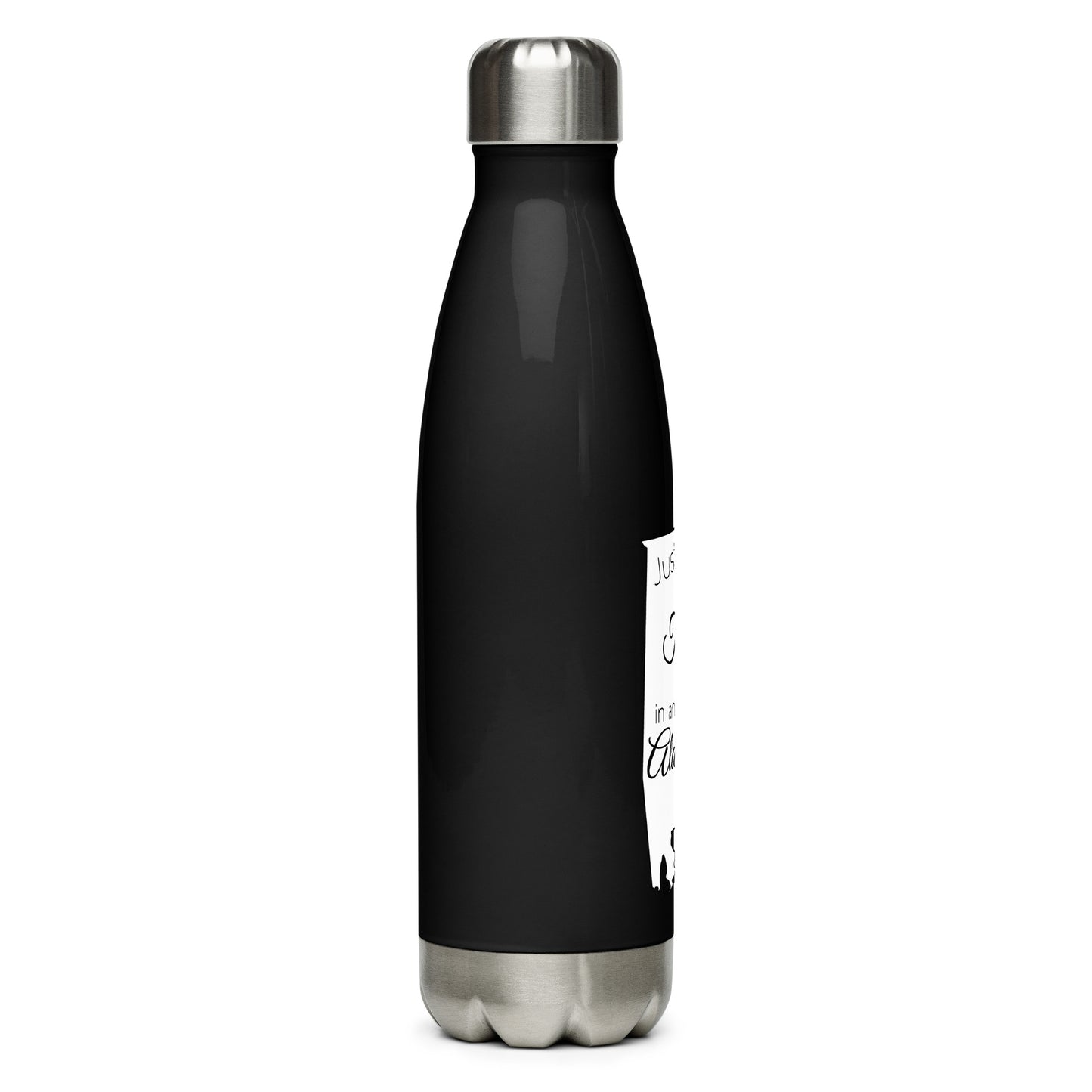 Just a Texas Girl in an Alabama World Stainless Steel Water Bottle