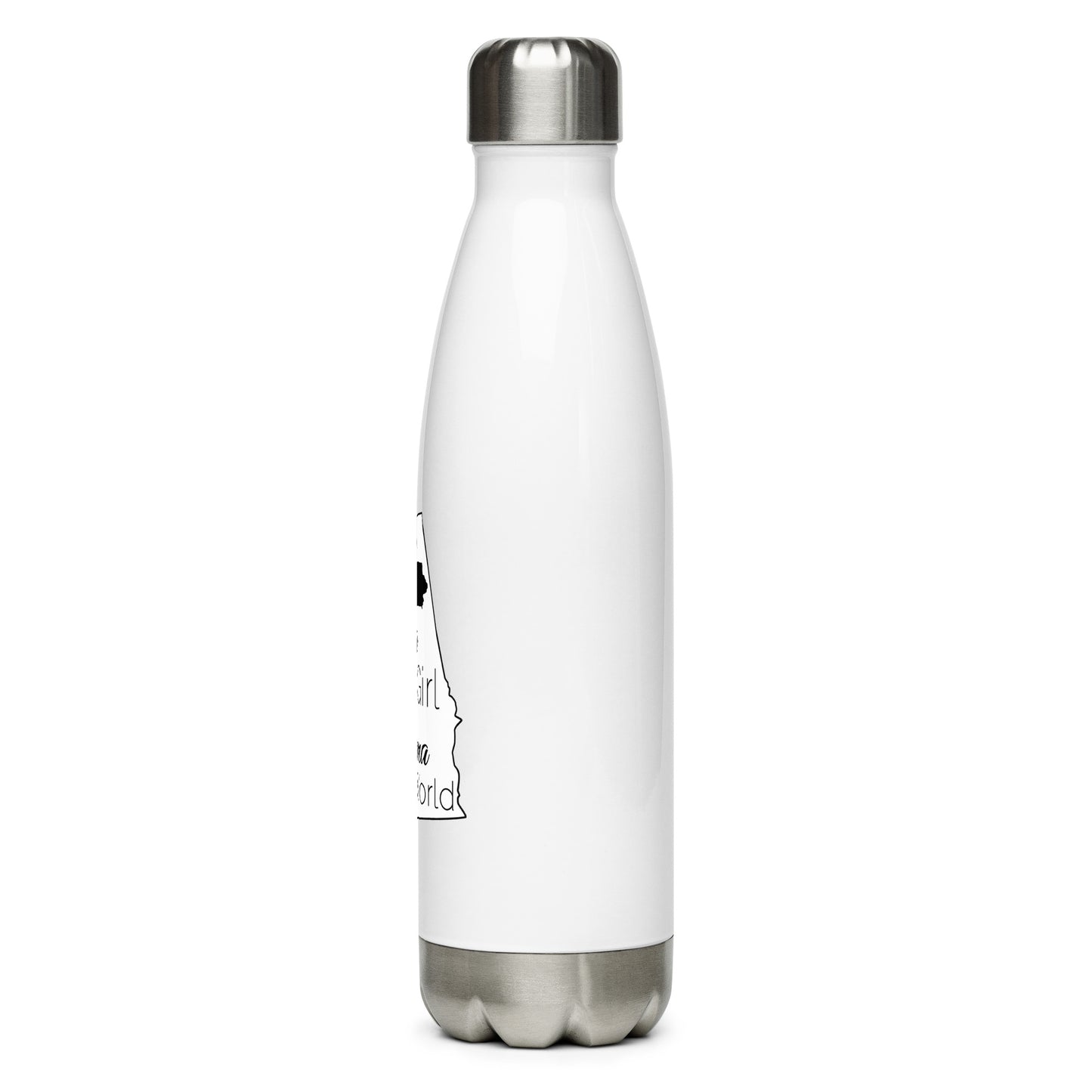 Just an Iowa Girl in an Alabama World Stainless Steel Water Bottle