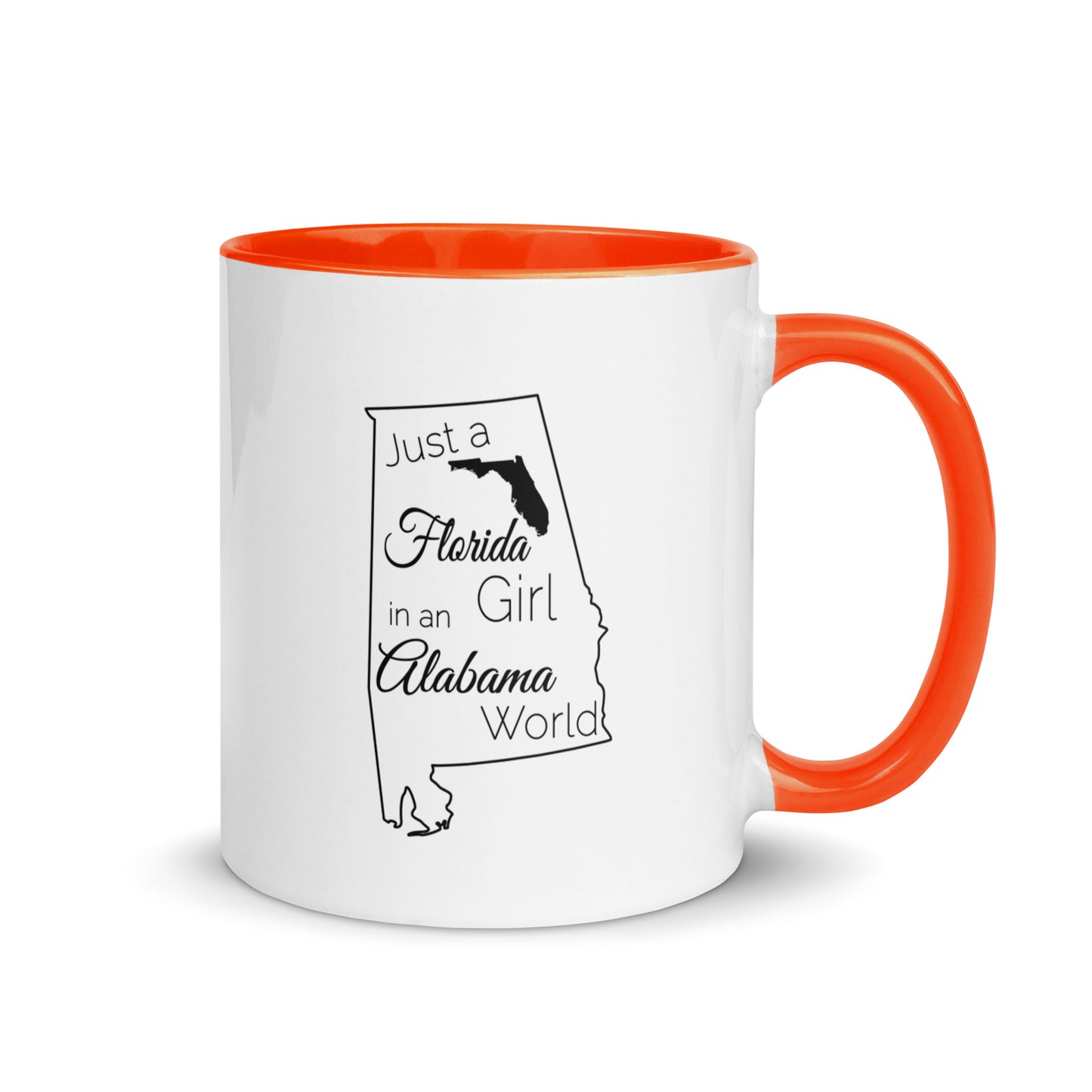 Just a Florida Girl in an Alabama World Mug with Color Inside