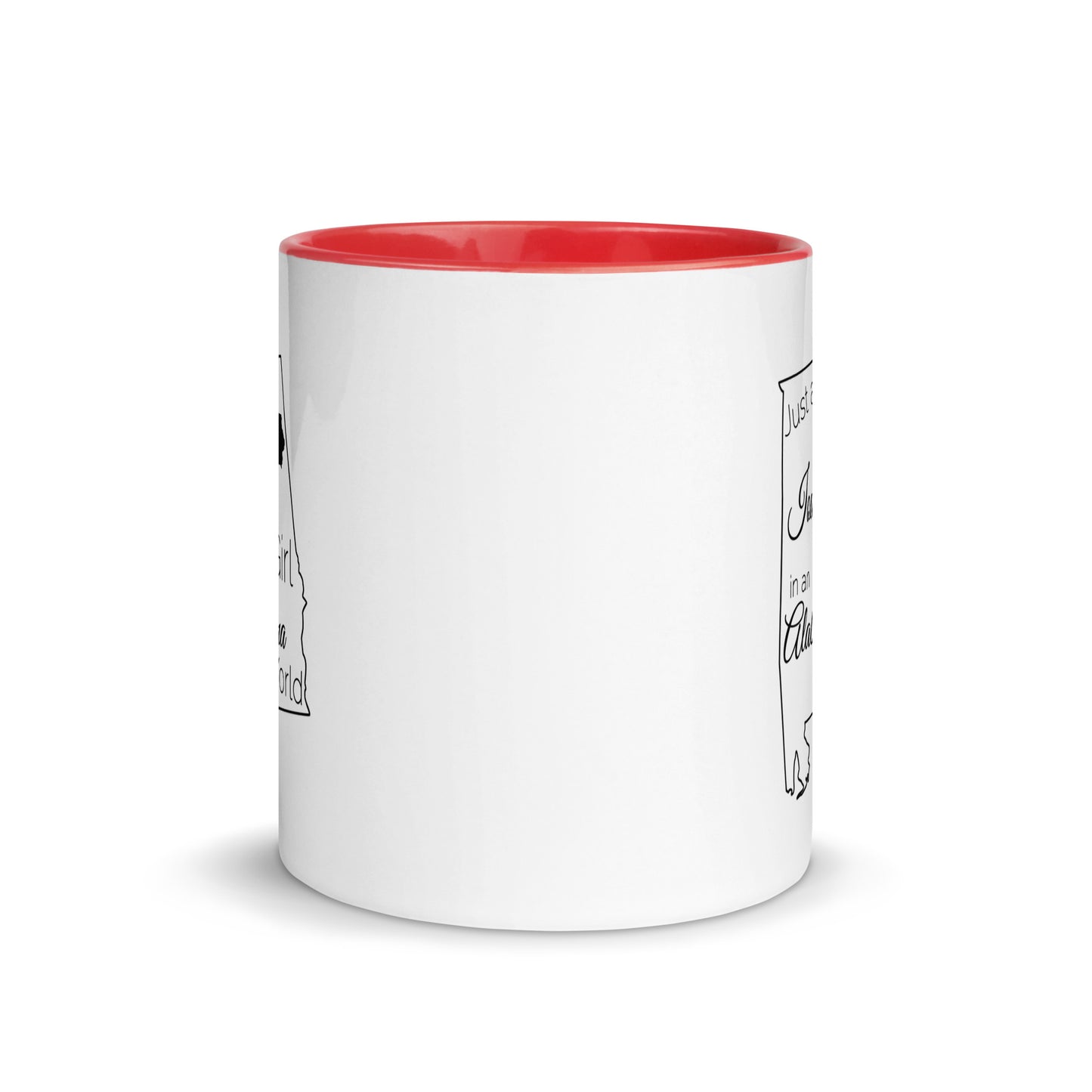 Just an Iowa Girl in an Alabama World Mug with Color Inside