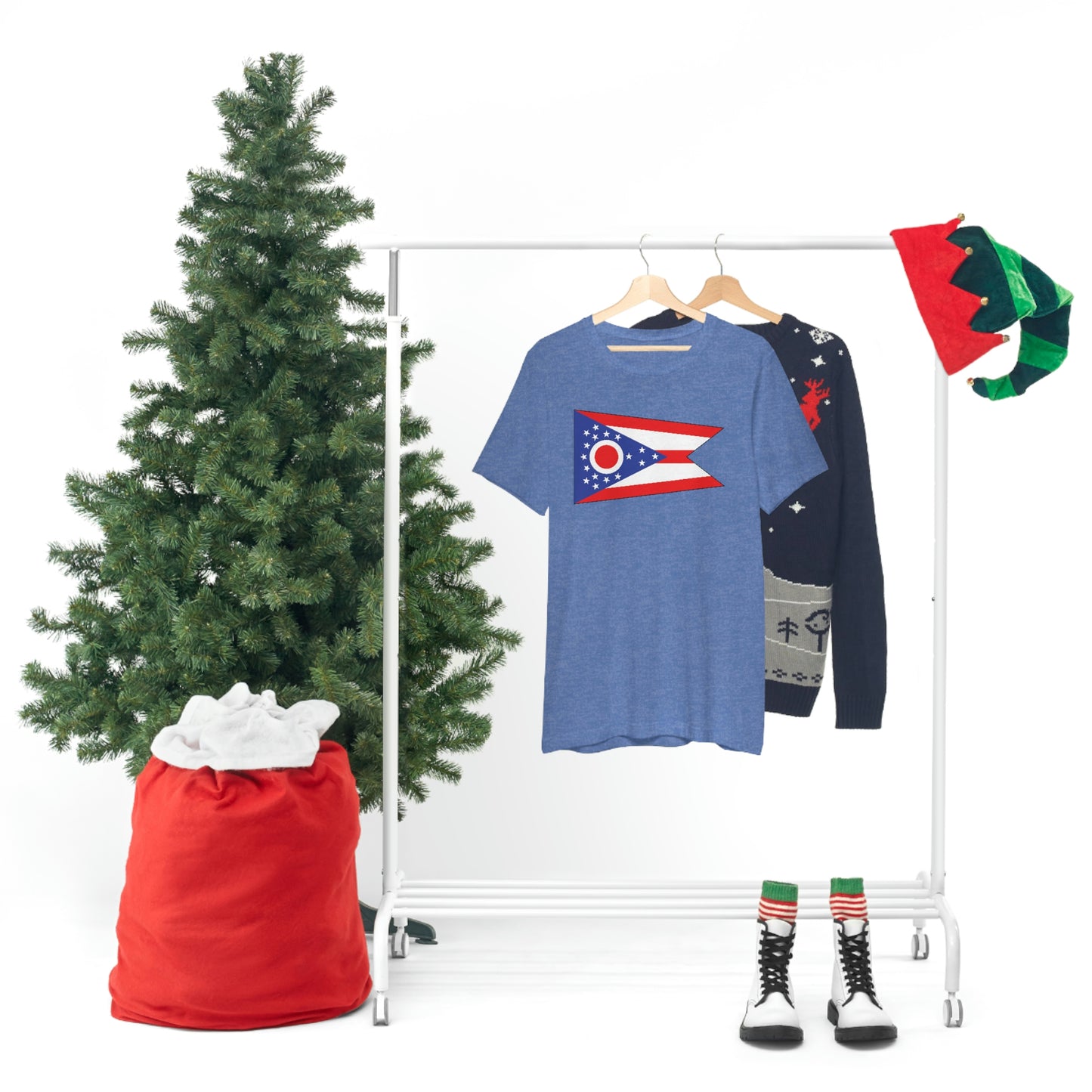 Ohio Flag Unisex Jersey Short Sleeve Tee Tshirt T-shirt