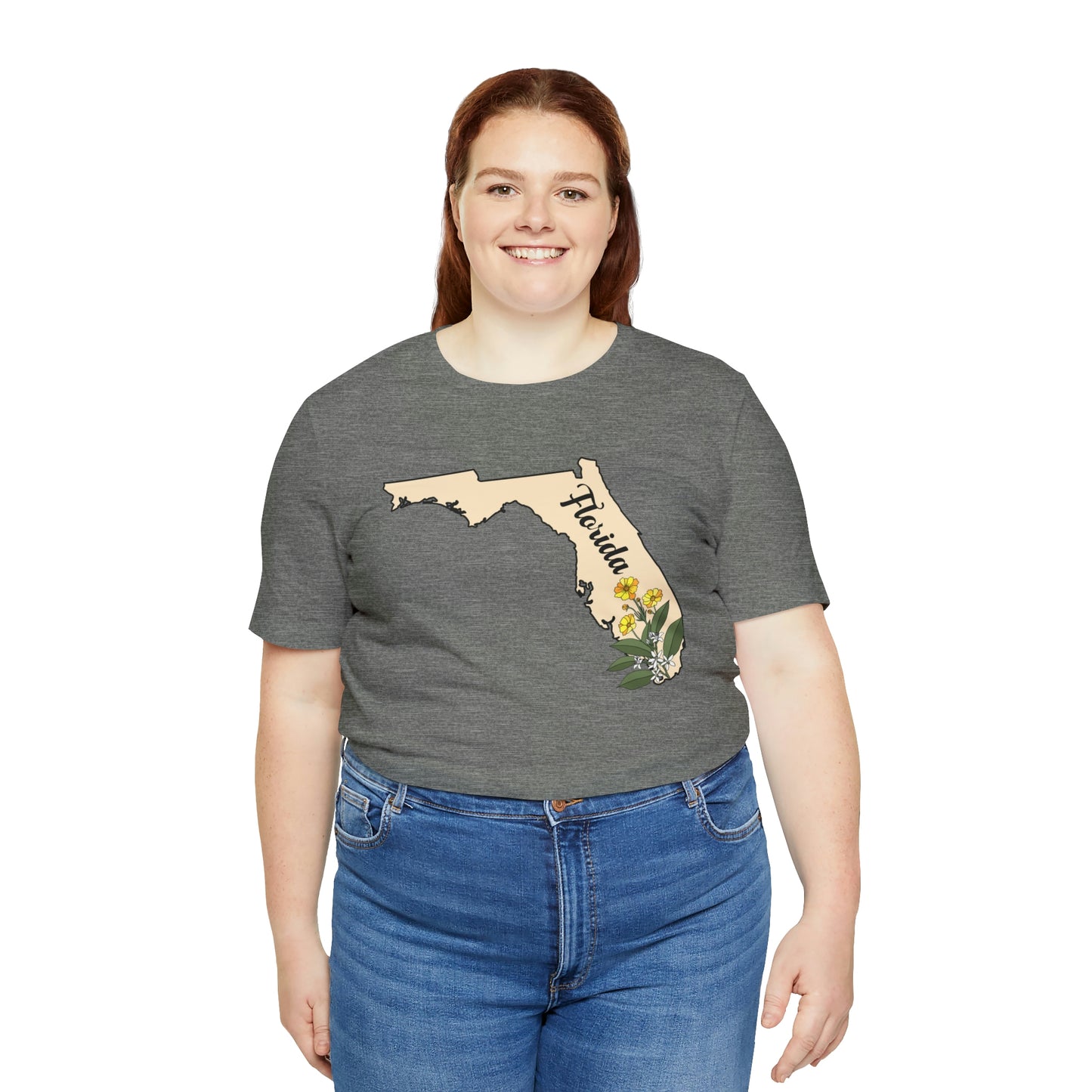 Florida State Flower Short Sleeve T-shirt