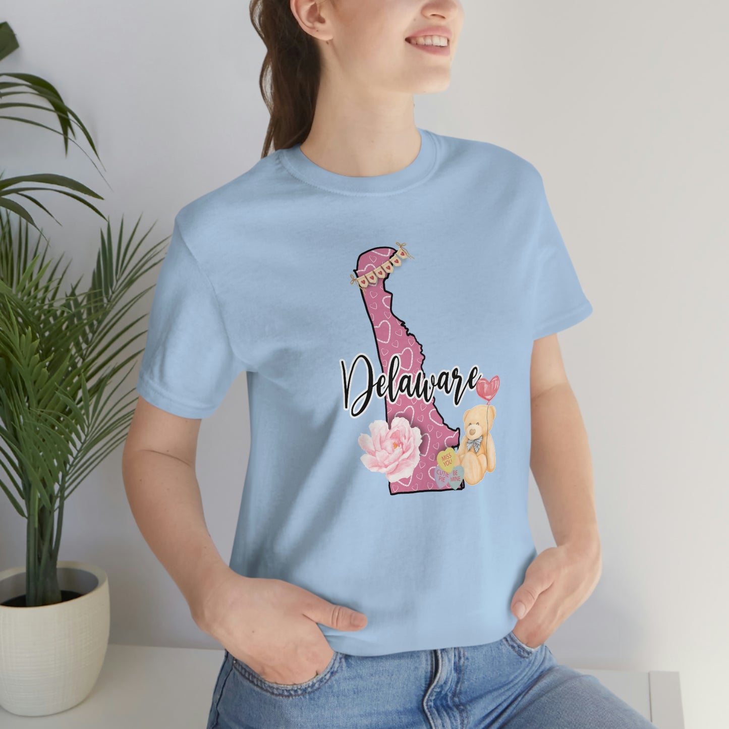 Delaware Valentine Short Sleeve  T-shirt