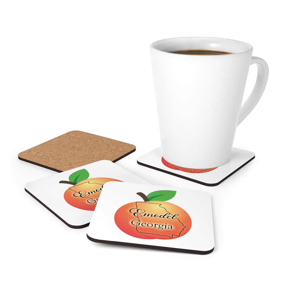 Emodel Georgia Corkwood Coaster Set