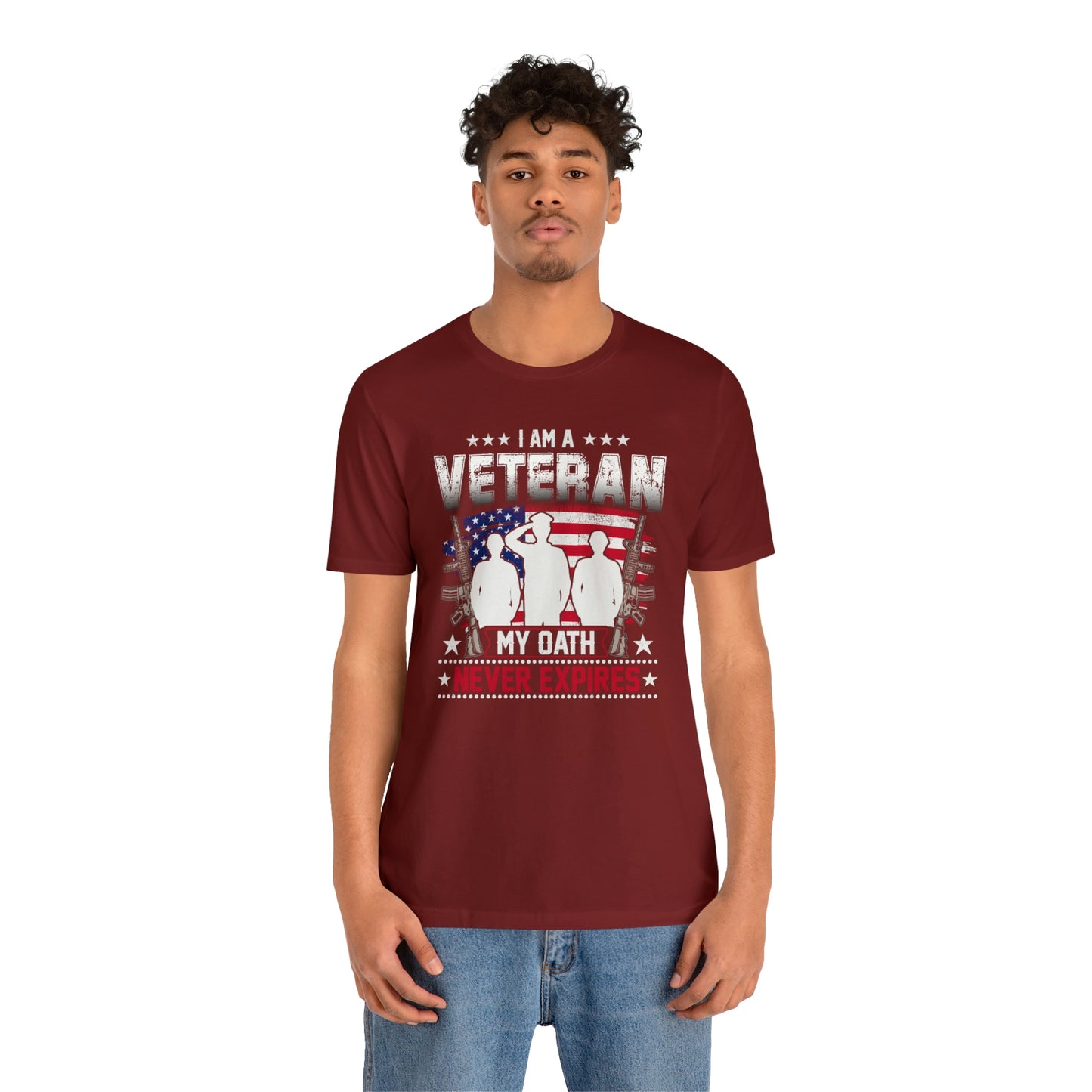 I am a Veteran My Oath Never Expires Short Sleeve T-shirt