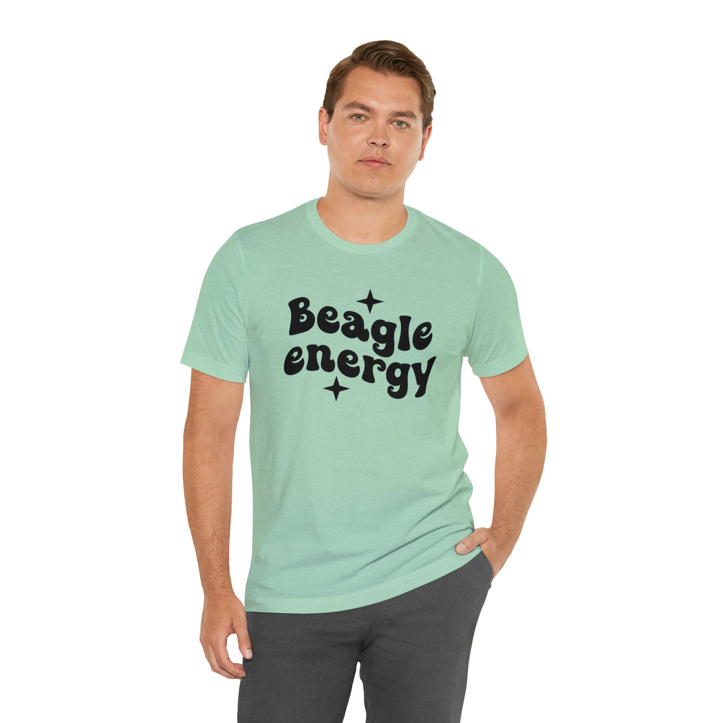 Beagle Energy Dog Short Sleeve T-shirt