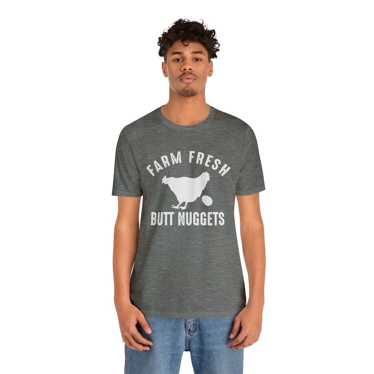 Farm Fresh Butt Nuggets Chicken Short Sleeve T-shirt