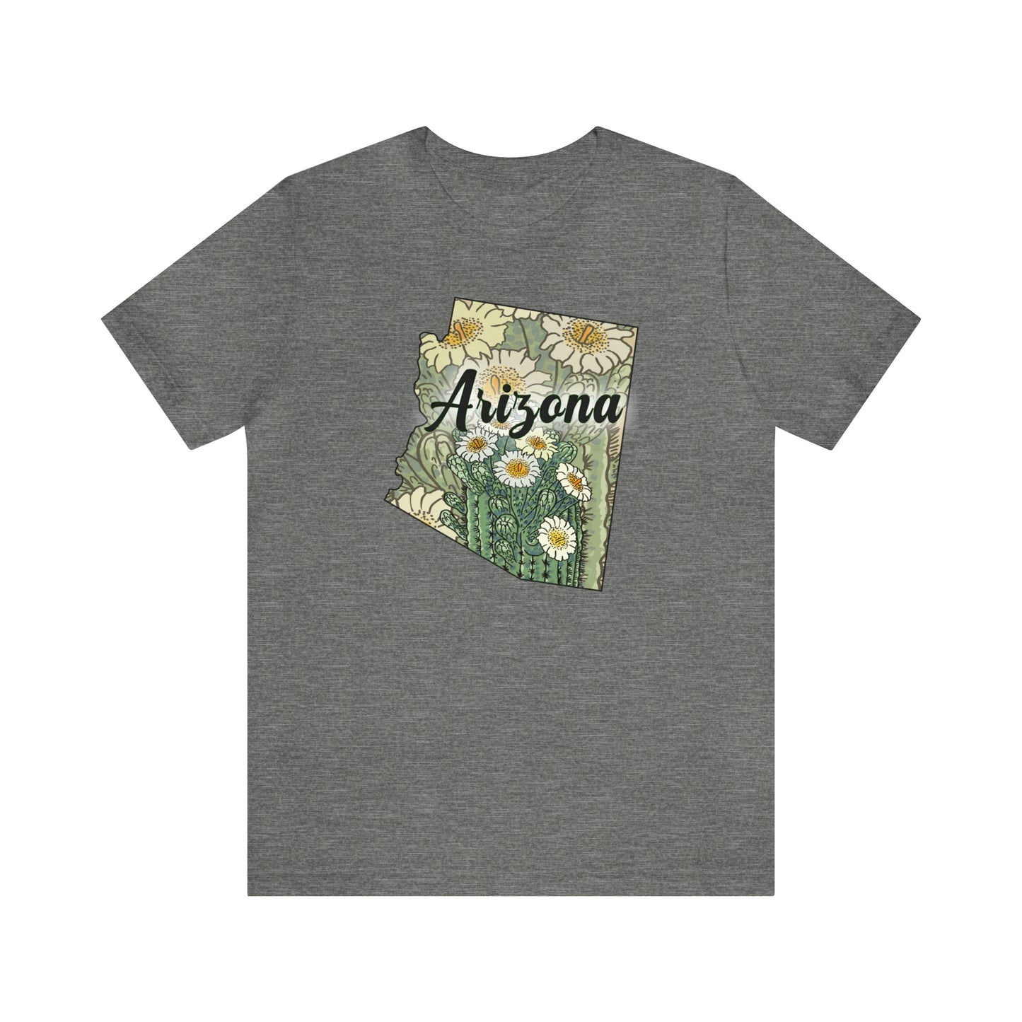 Arizona State Flower Short Sleeve T-shirt