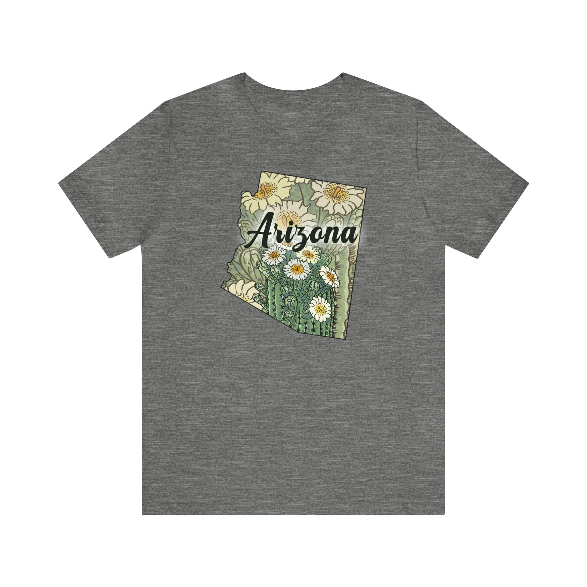 Arizona State Flower Short Sleeve T-shirt