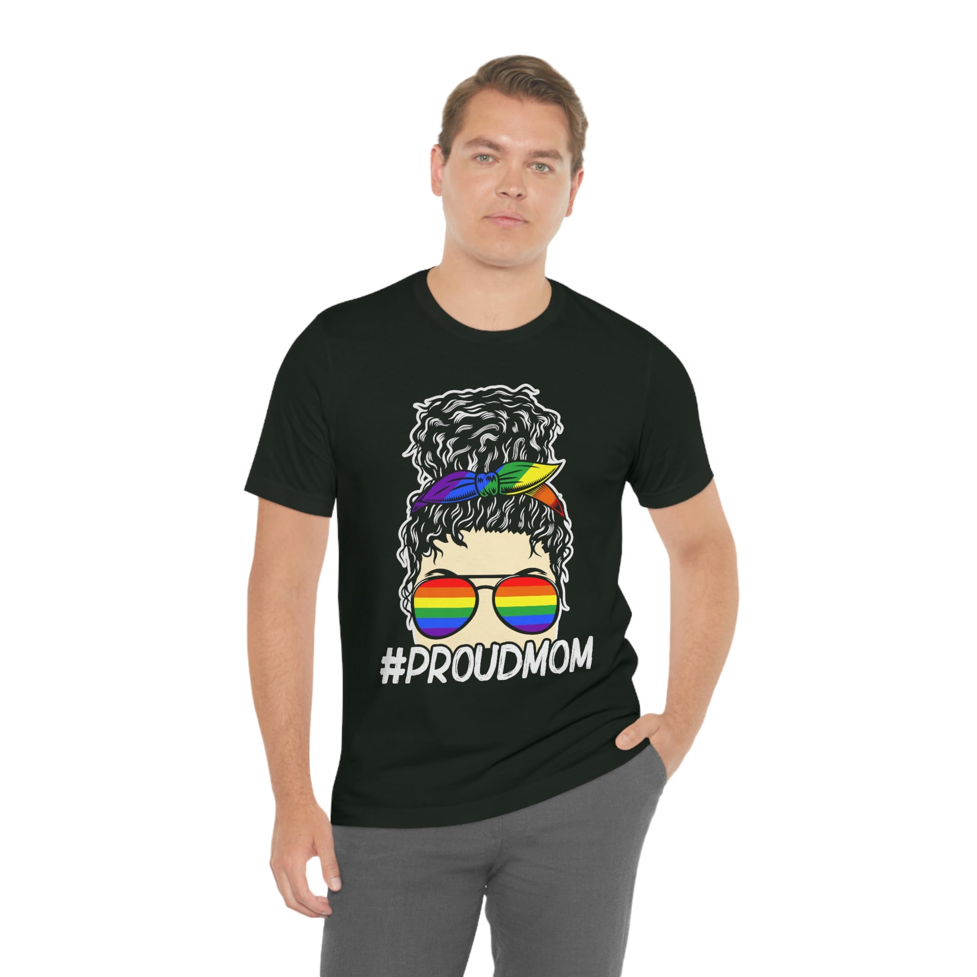 LGBTQIA Proud Mom tshirt tee t-shirt