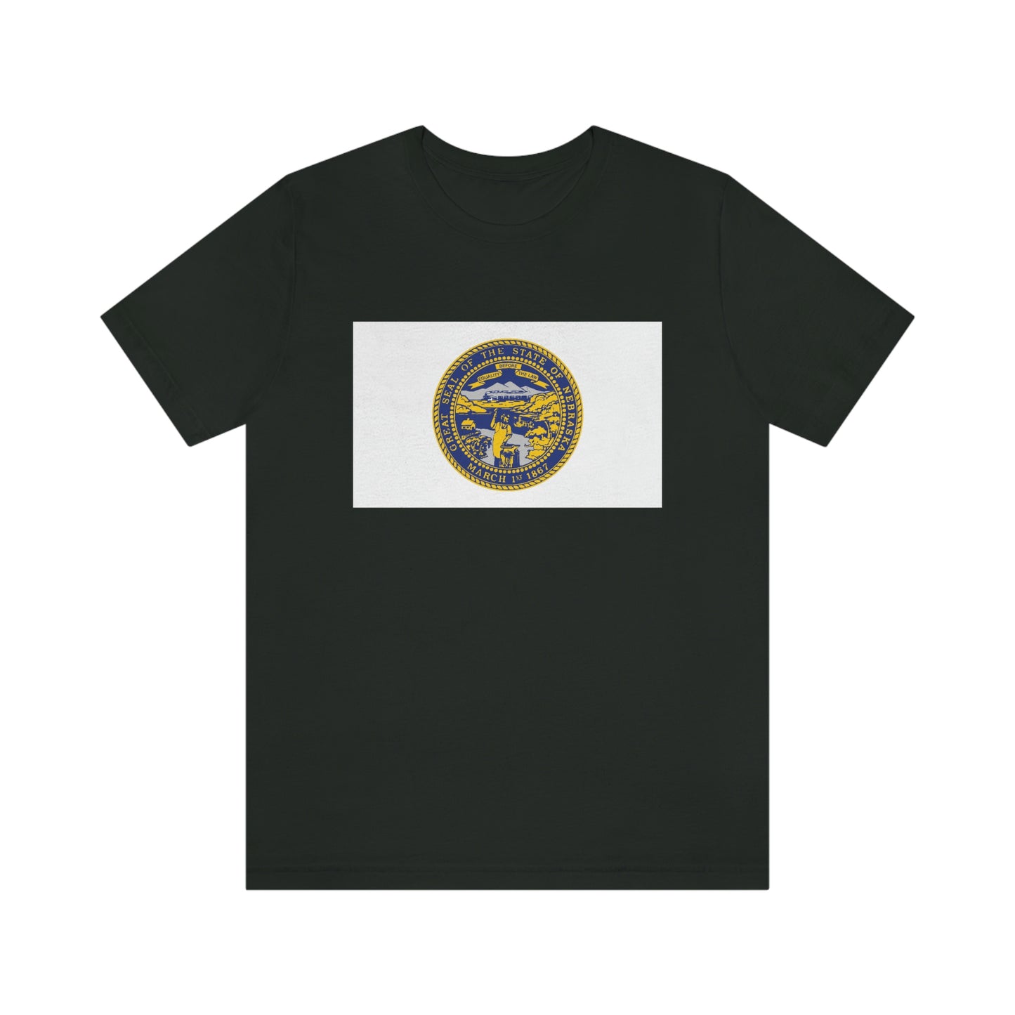Nebraska Flag Unisex Jersey Short Sleeve Tee Tshirt T-shirt