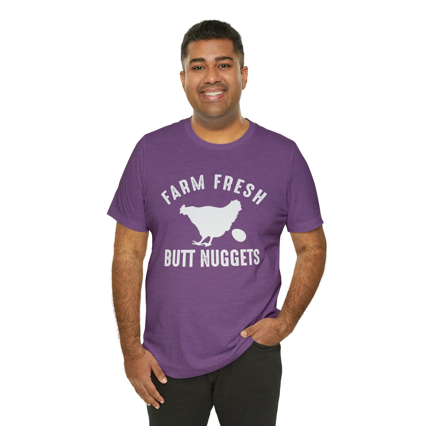 Farm Fresh Butt Nuggets Chicken Short Sleeve T-shirt
