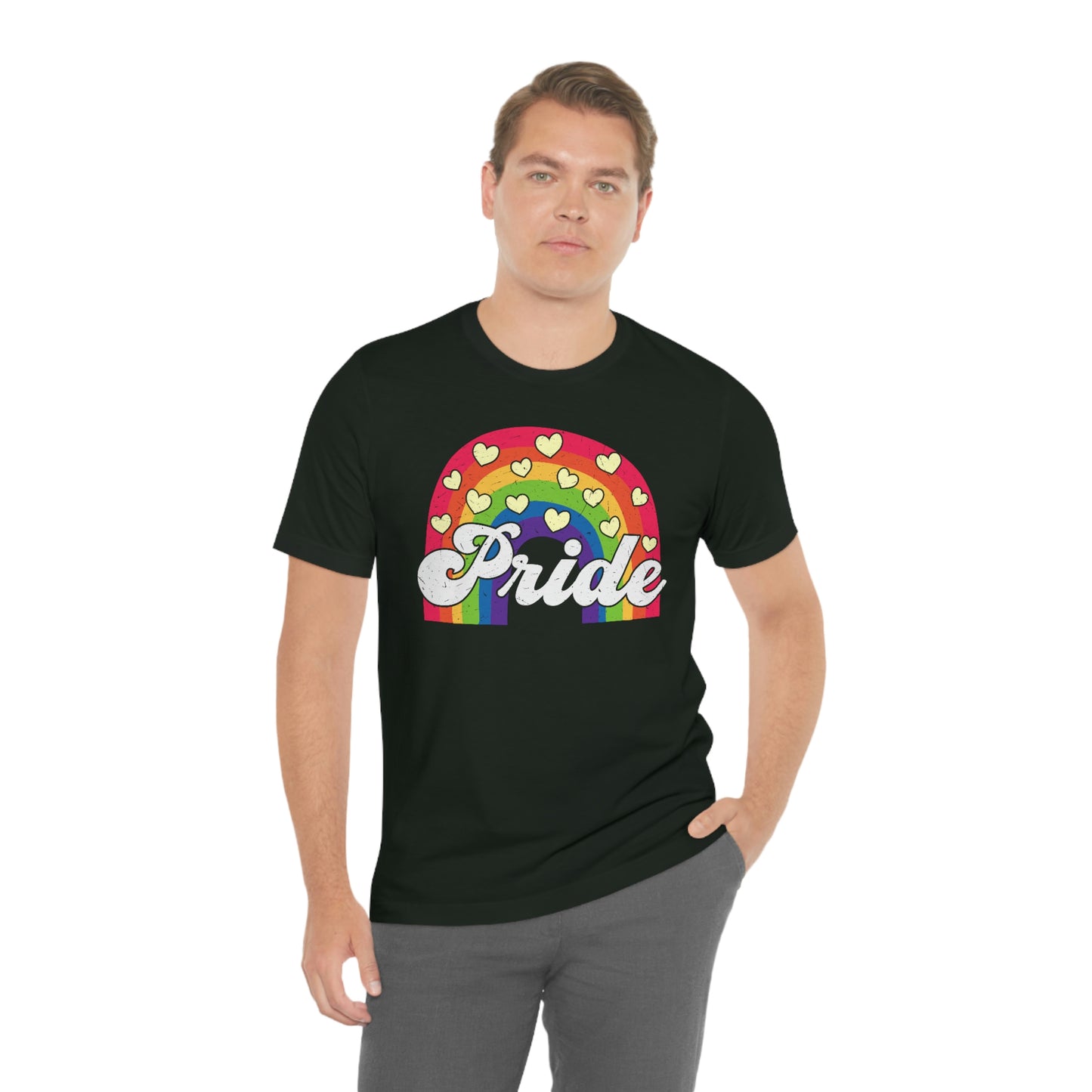 Pride Rainbow LGBTQIA Unisex Jersey Short Sleeve Tee