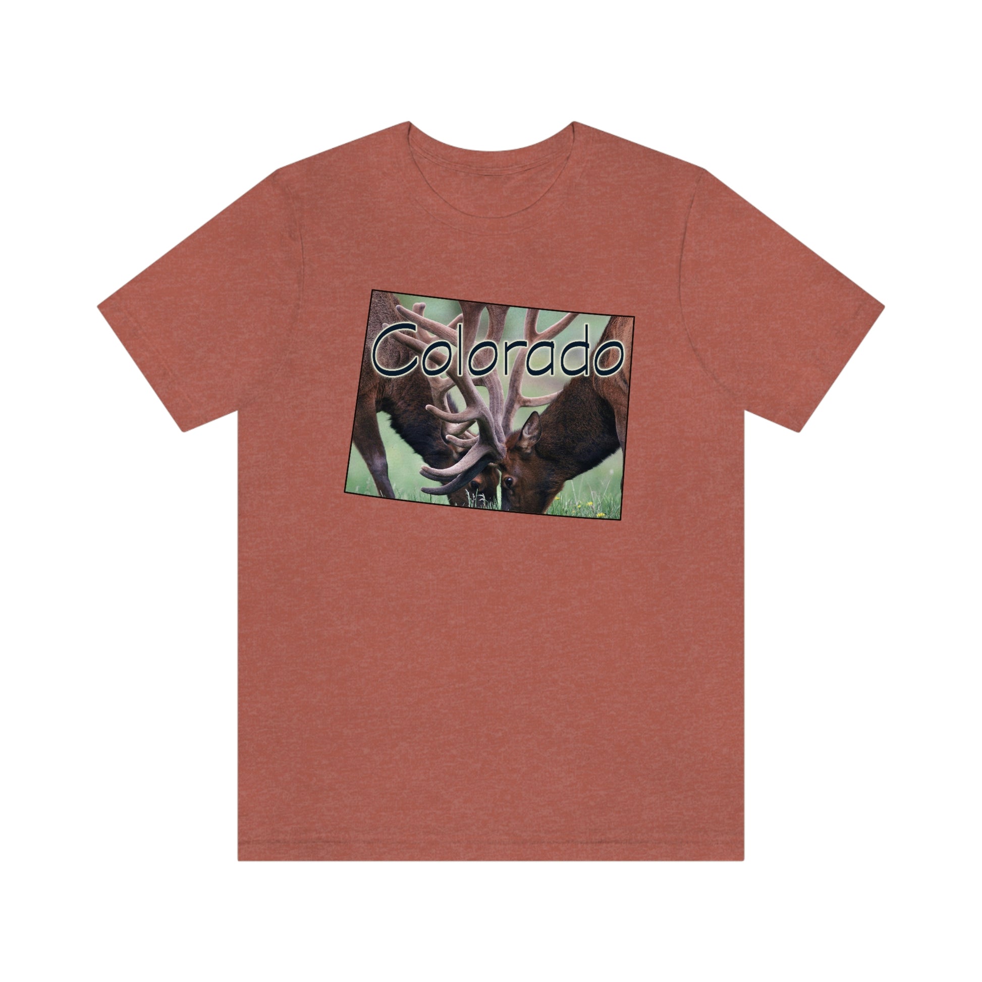 Colorado Elk Unisex Jersey Short Sleeve Tee Tshirt T-shirt
