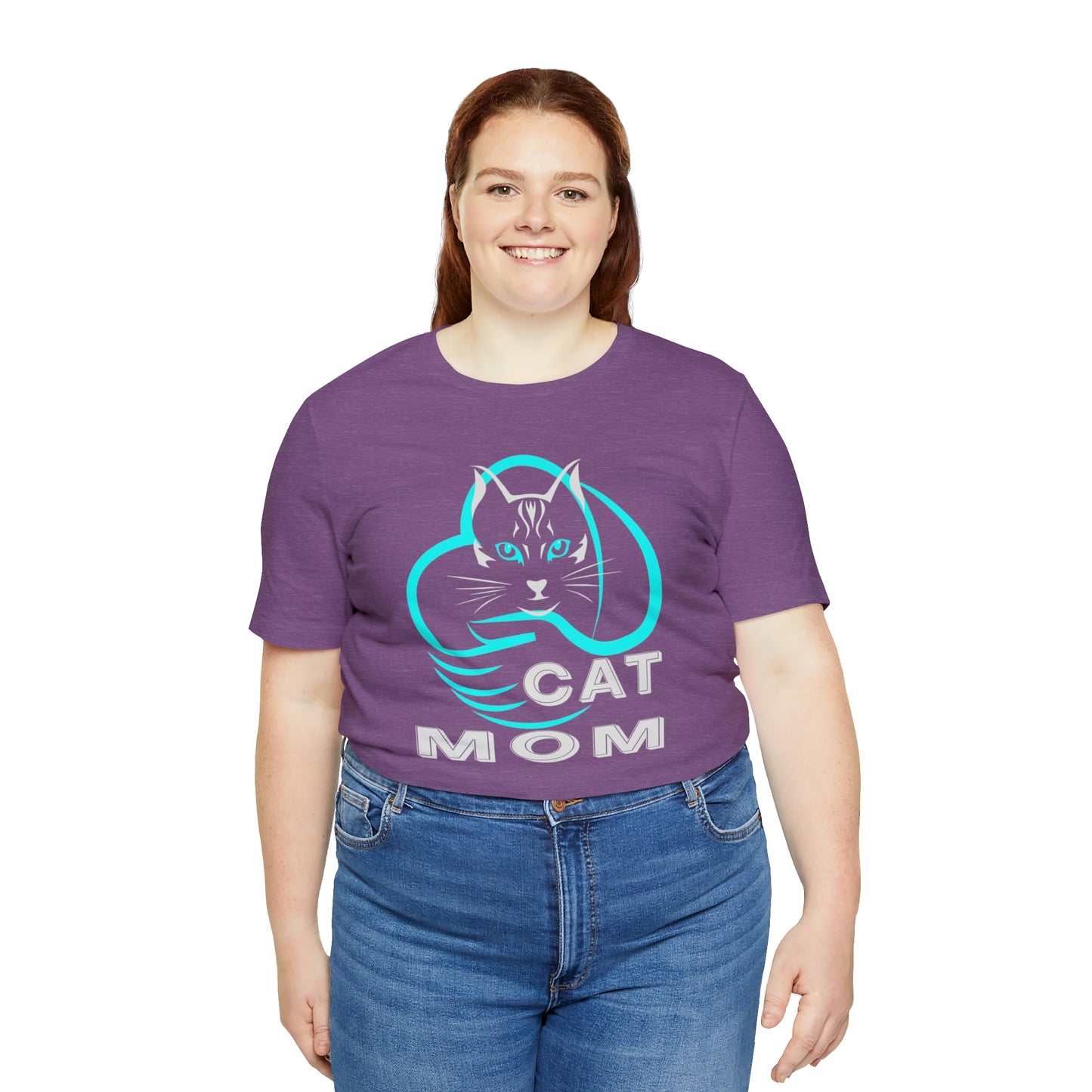 Cat Mom Short Sleeve T-shirt