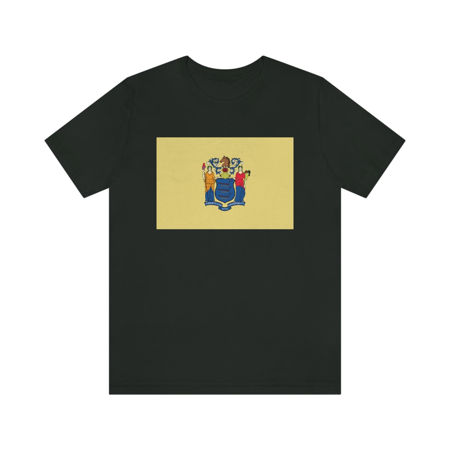 New Jersey Flag Unisex Jersey Short Sleeve Tee Tshirt T-shirt