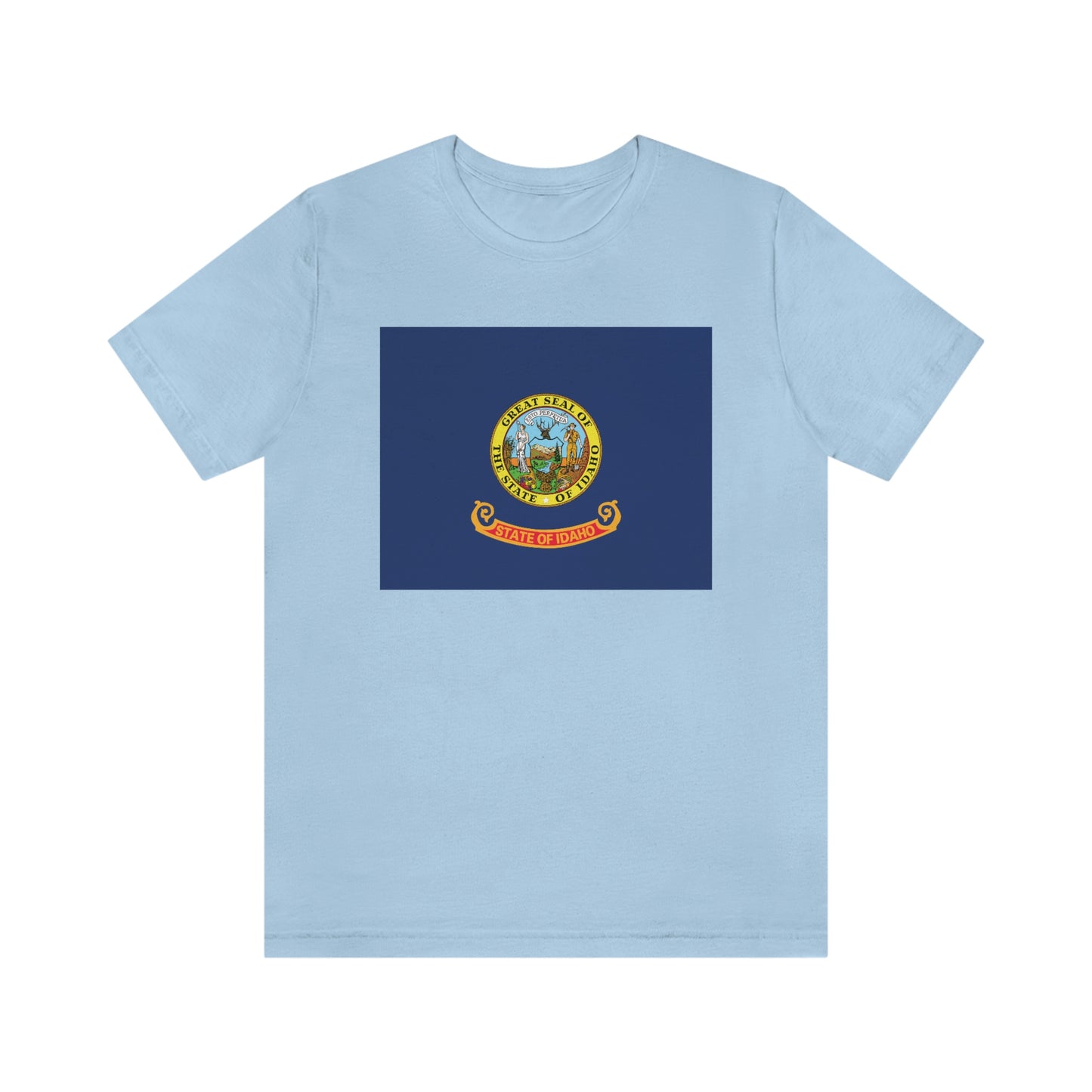 Idaho Flag Unisex Jersey Short Sleeve Tee Tshirt T-shirt