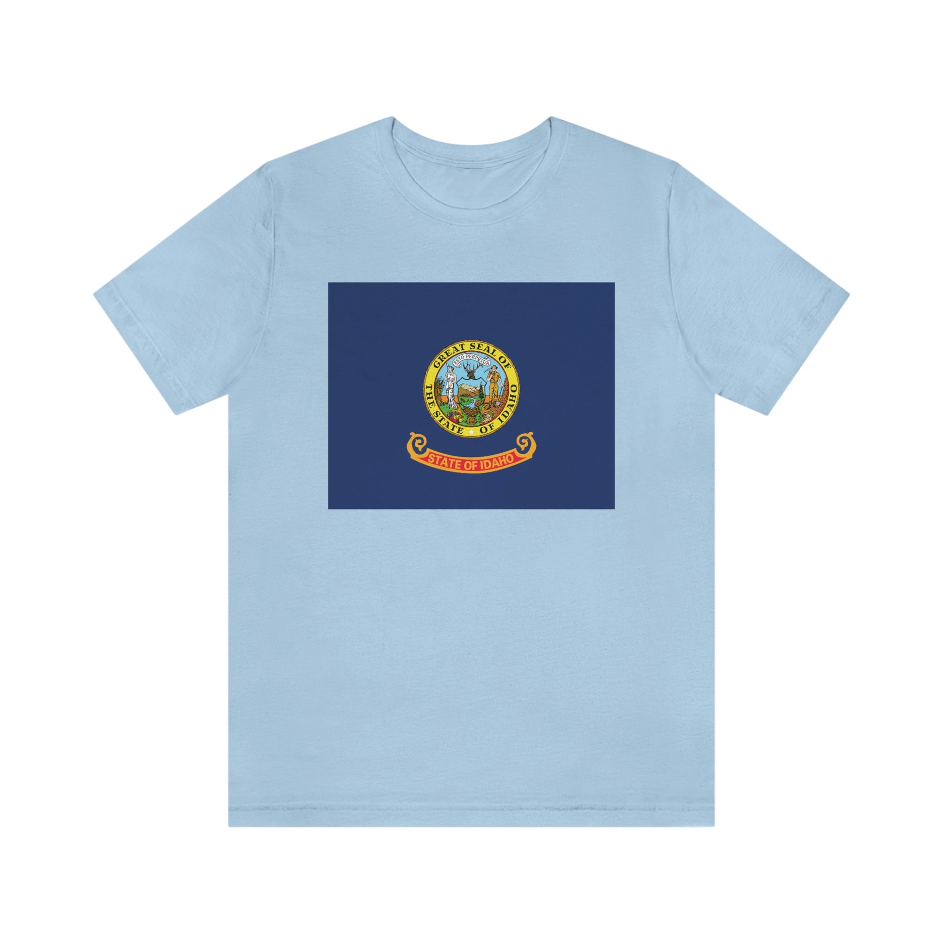 Idaho Flag Unisex Jersey Short Sleeve Tee Tshirt T-shirt