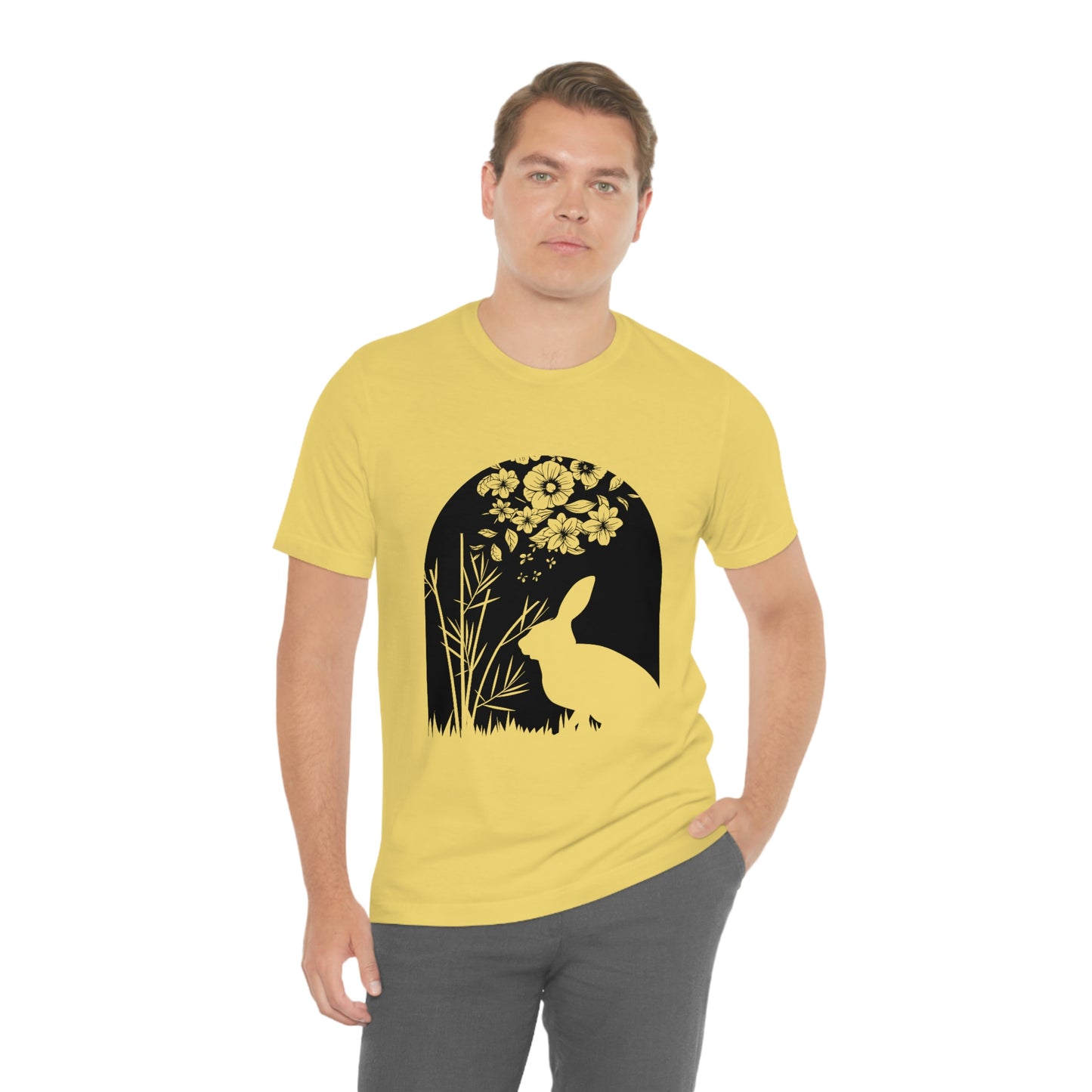 Bunny silhouette scene tshirt tee t-shirt