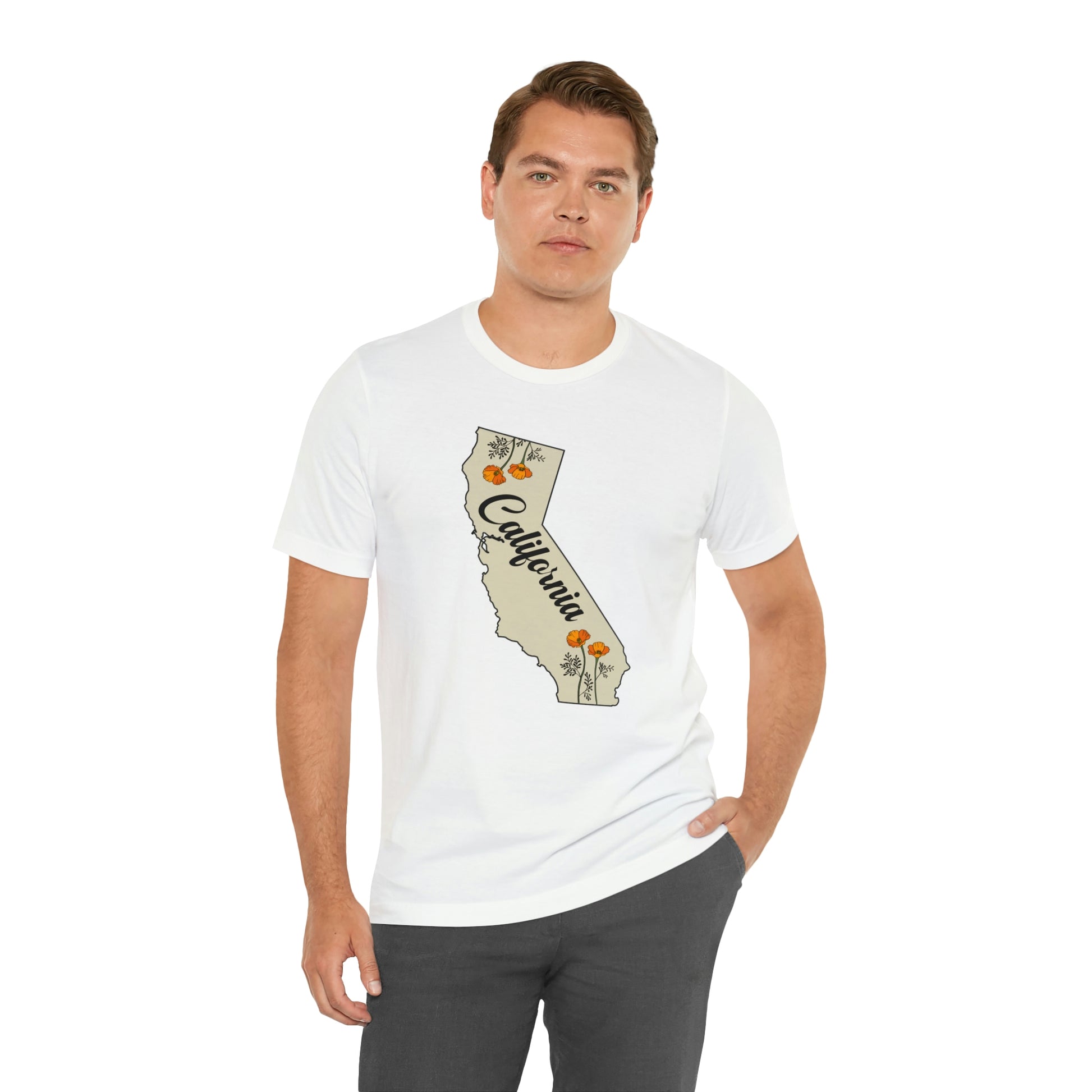 California State Flower Short Sleeve T-shirt