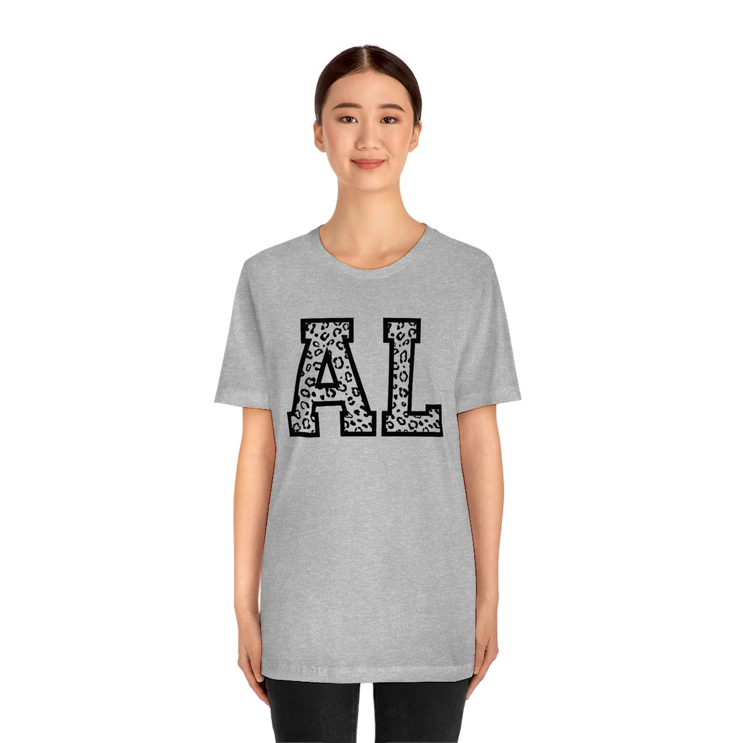 Alabama AL Leopard Unisex Jersey Short Sleeve T-shirt