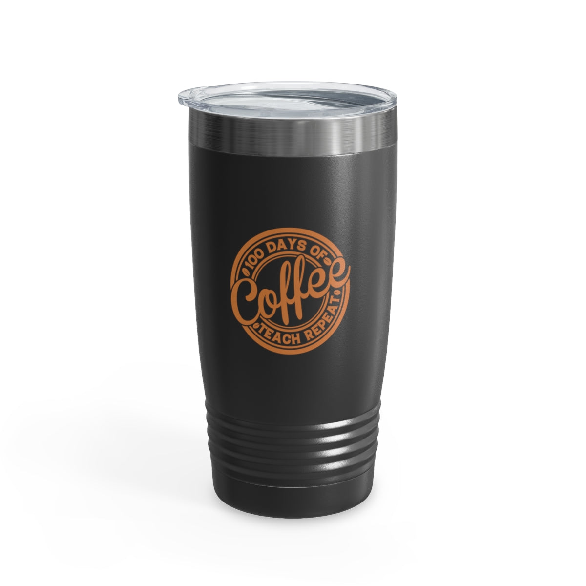 100 Days of Coffee Teach Repeat 20 oz tumbler