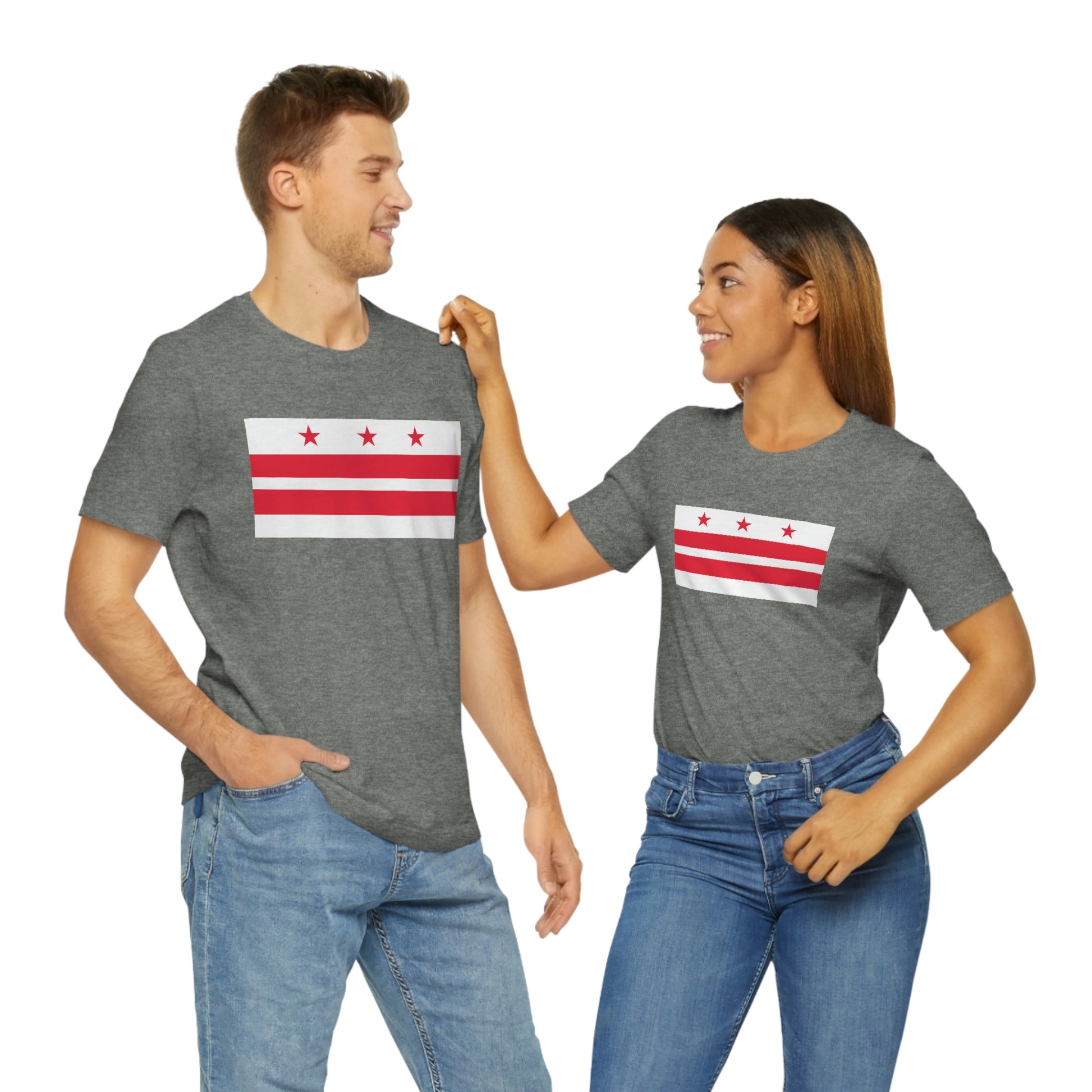 Washington DC Flag Unisex Jersey Short Sleeve Tee Tshirt T-shirt