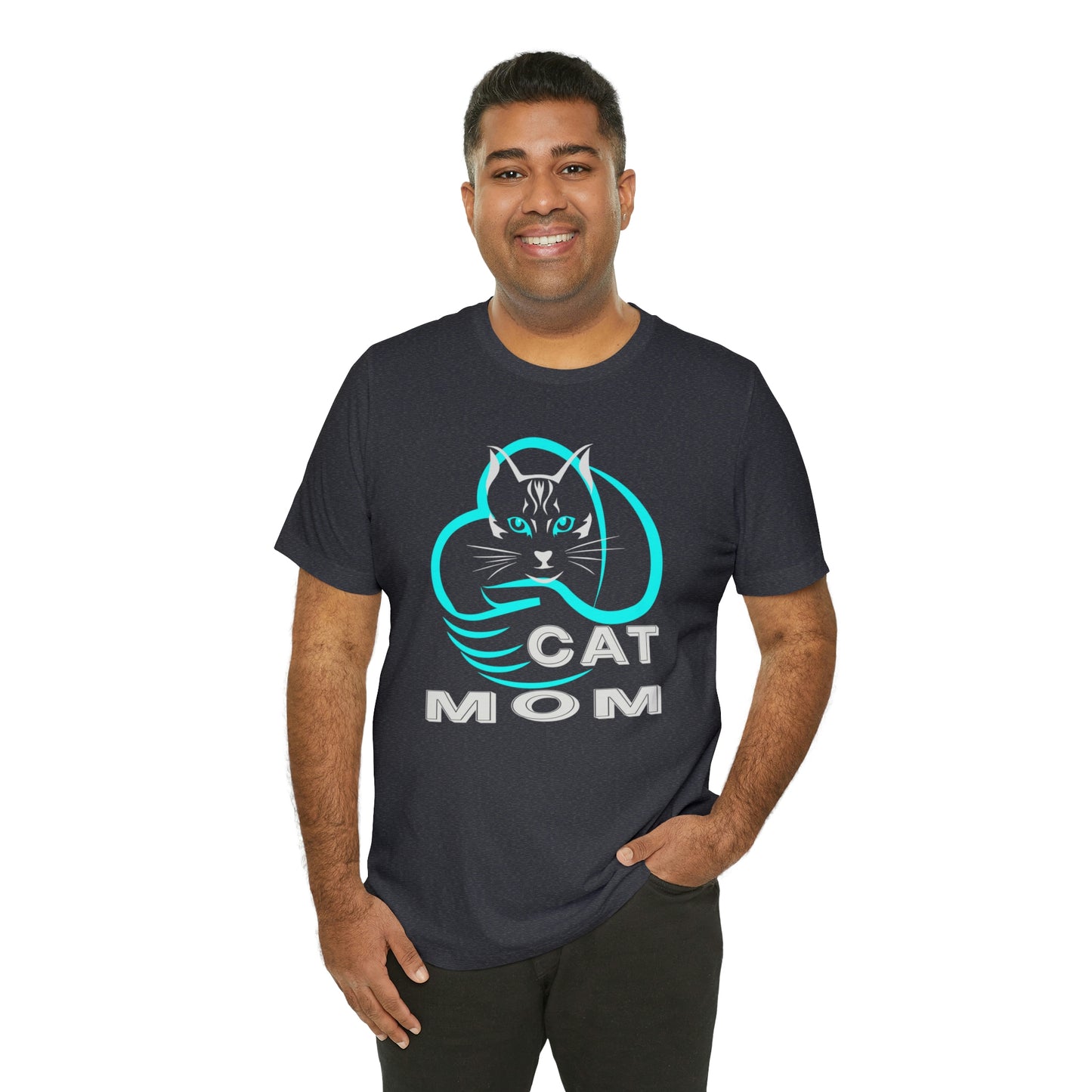 Cat Mom Short Sleeve T-shirt