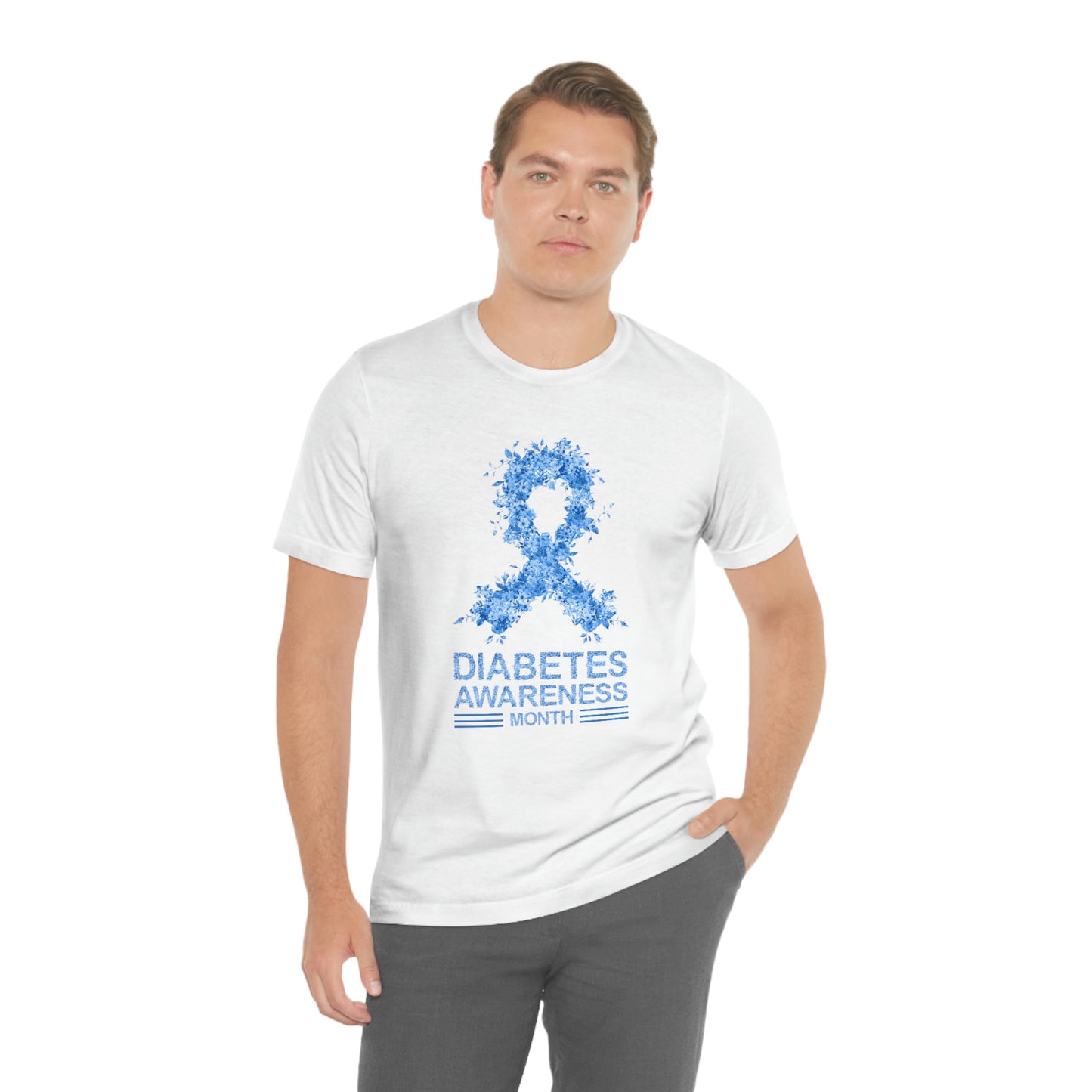 Diabetes Awareness Month Print Unisex Jersey Short Sleeve Tee