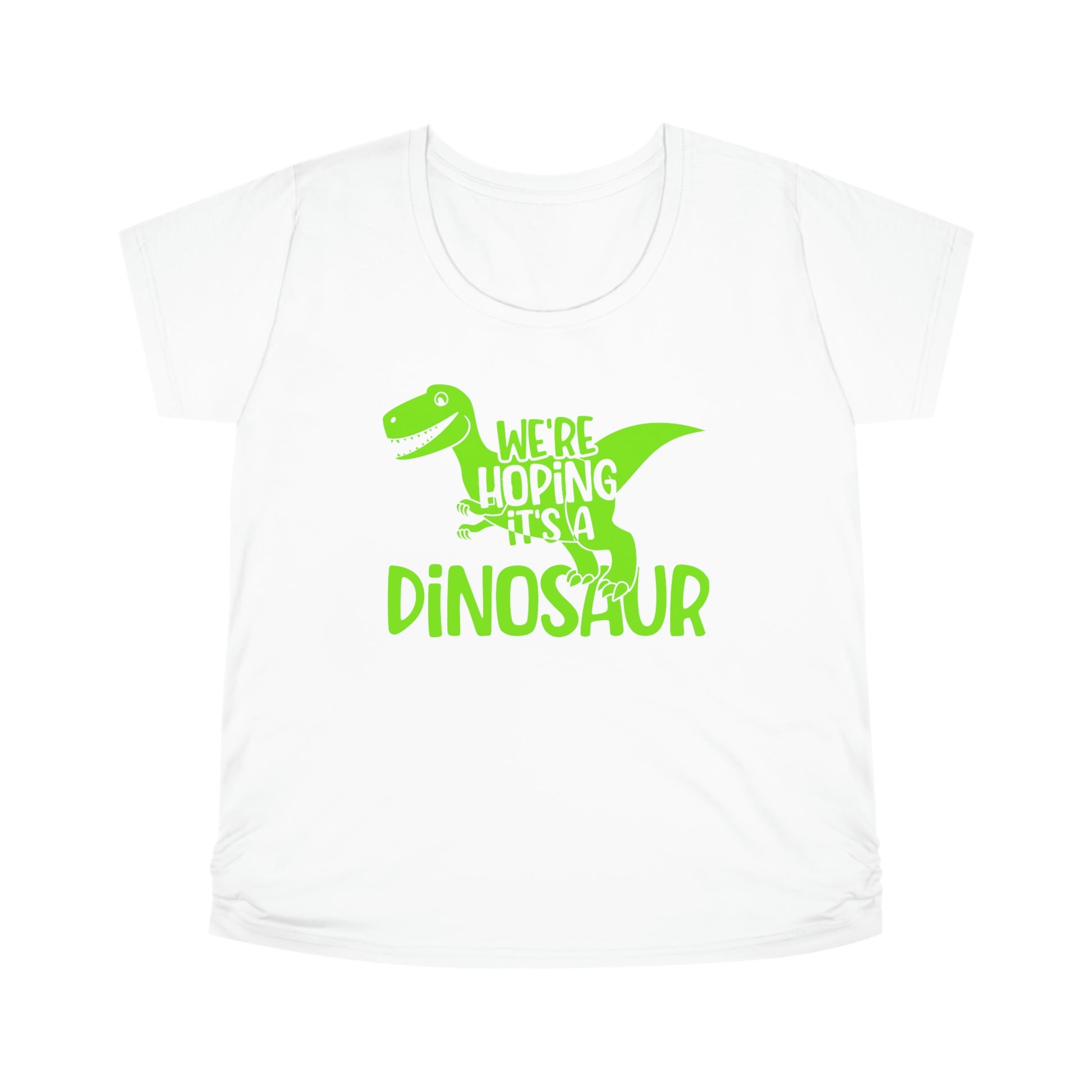 We're Hoping It's A Dinosaur Women's Maternity Tee