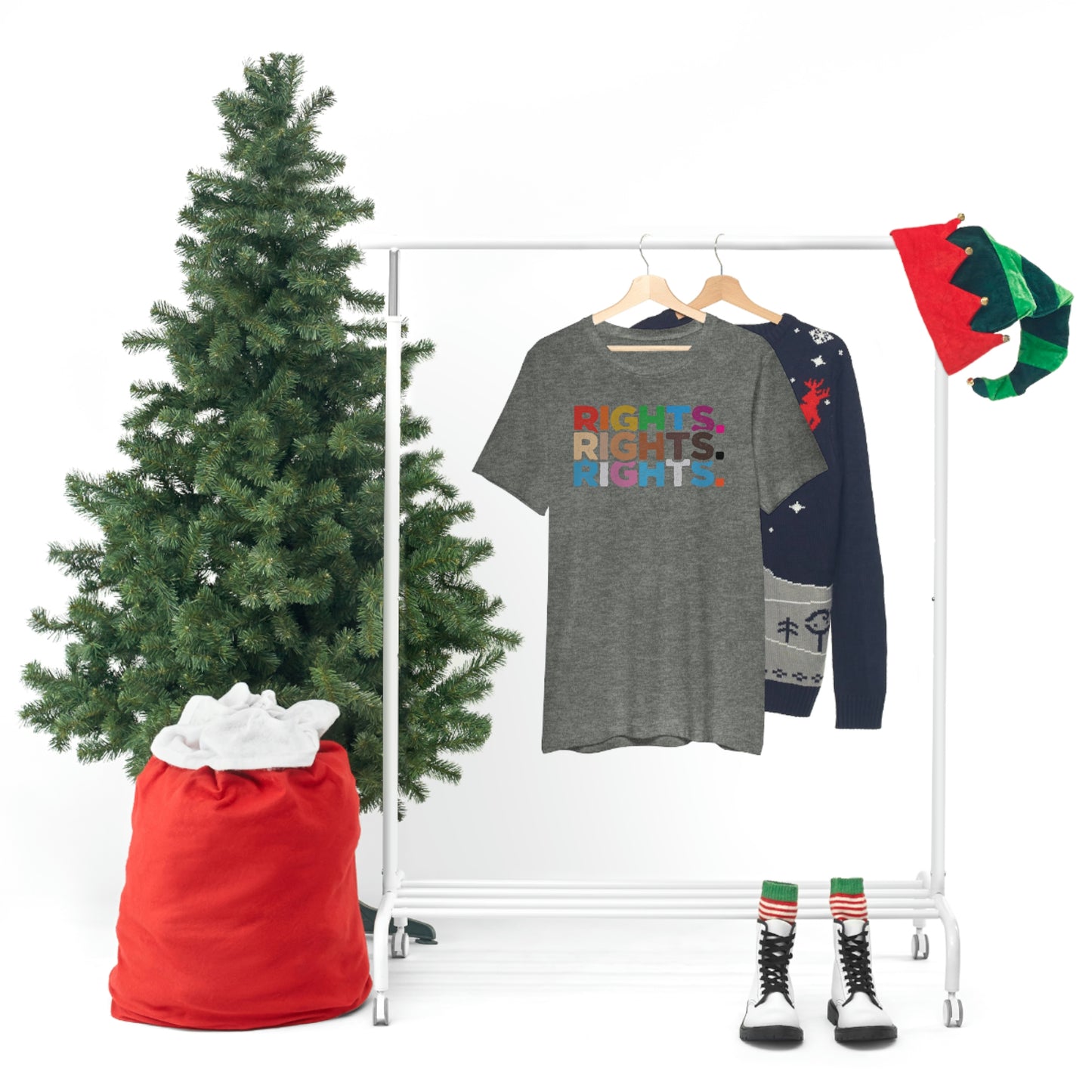Rights. Rights. Rights. LGBTQIA Unisex Jersey Short Sleeve Tee