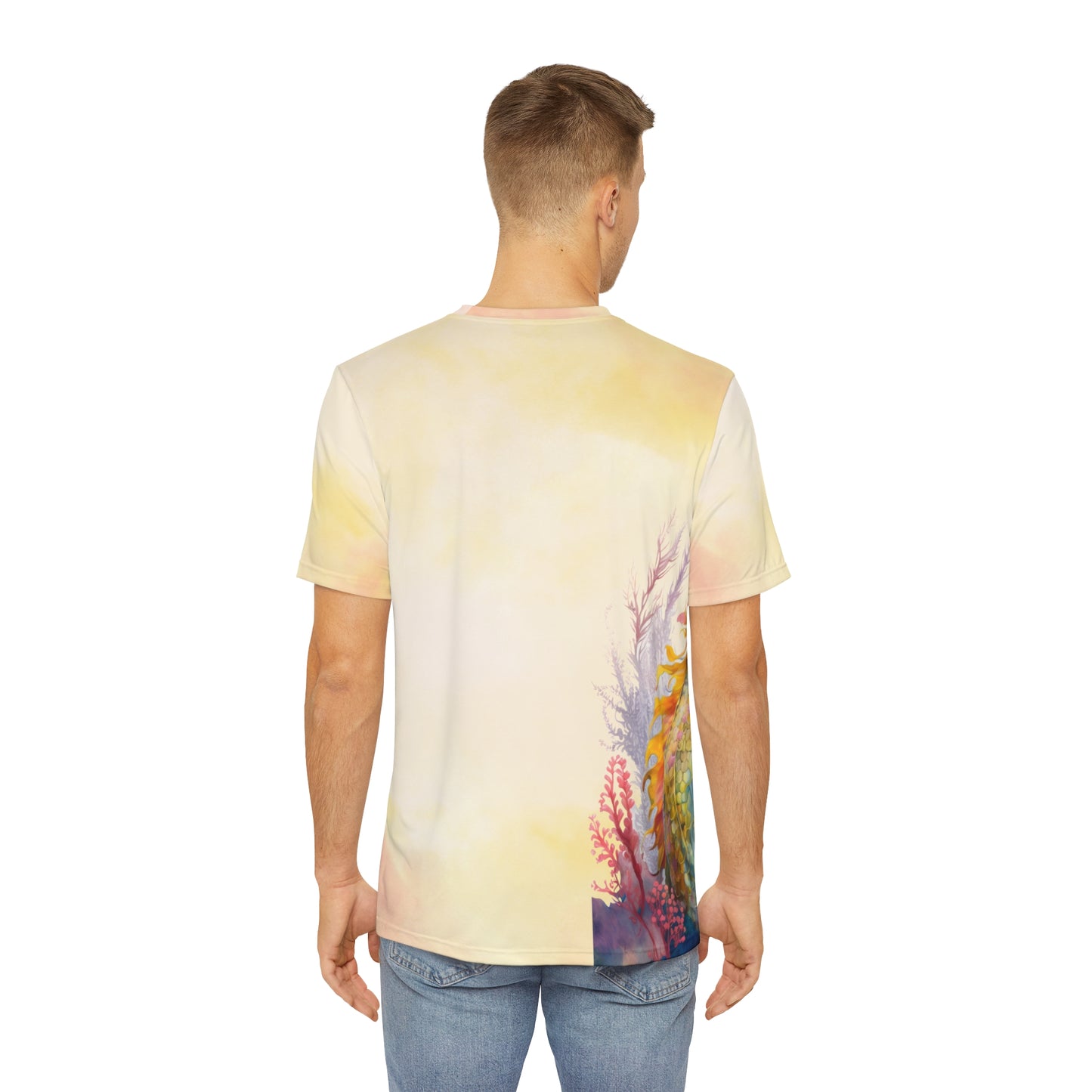 Dragon on Watercolor Background T-shirt