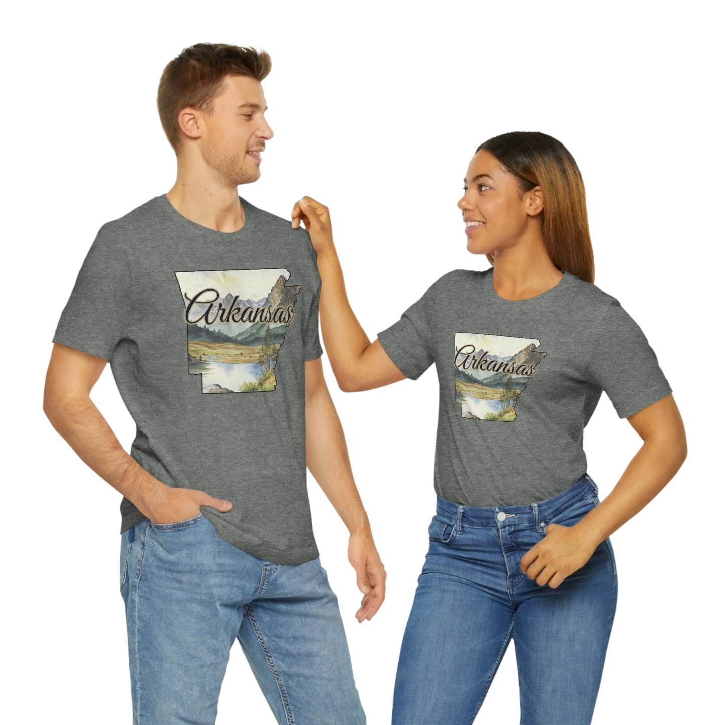 Arkansas Landscape Unisex Jersey Short Sleeve Tee Tshirt T-shirt