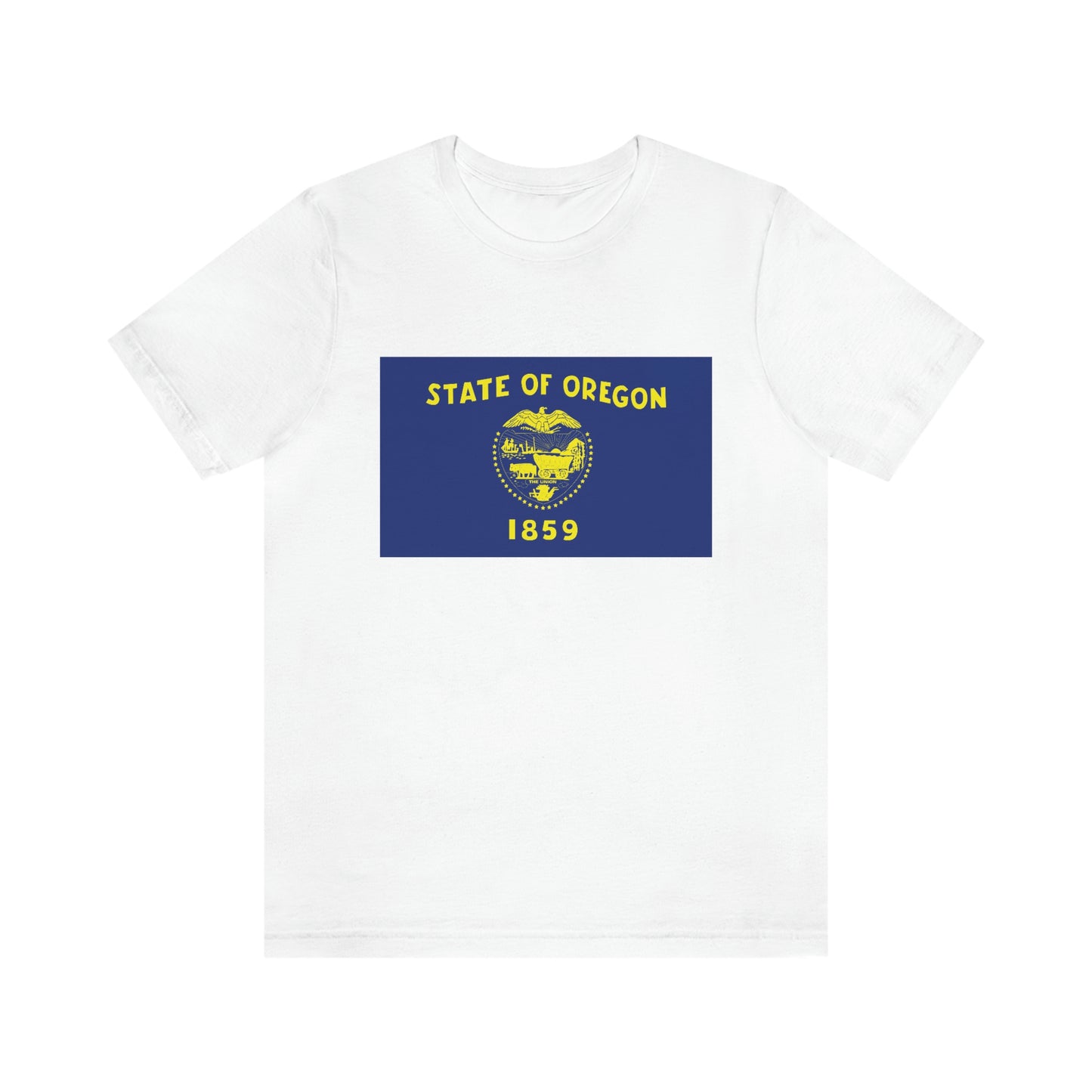 Oregon Flag Unisex Jersey Short Sleeve Tee Tshirt T-shirt